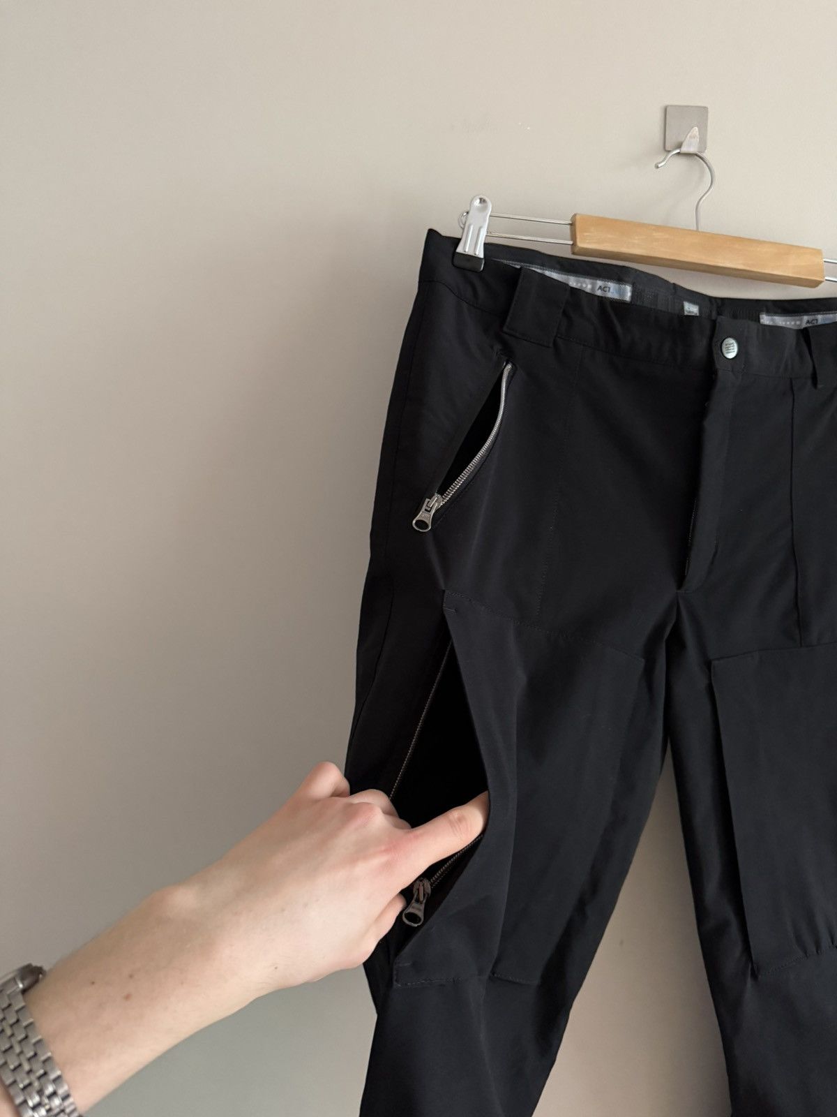 Marithe + Francois Girbaud Vintage Marithe Girbaud Active Zip Panel Pants Size US 34 / EU 50 - 2 Thumbnail