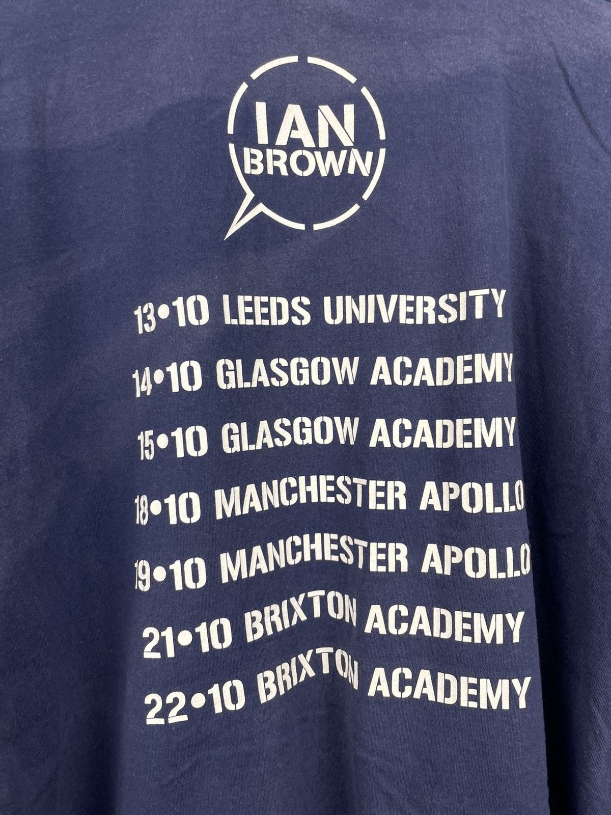 Band Tees Vintage Y2K Ian Brown The Stone Roses tour sun faded t shirt Size US XL / EU 56 / 4 - 4 Thumbnail