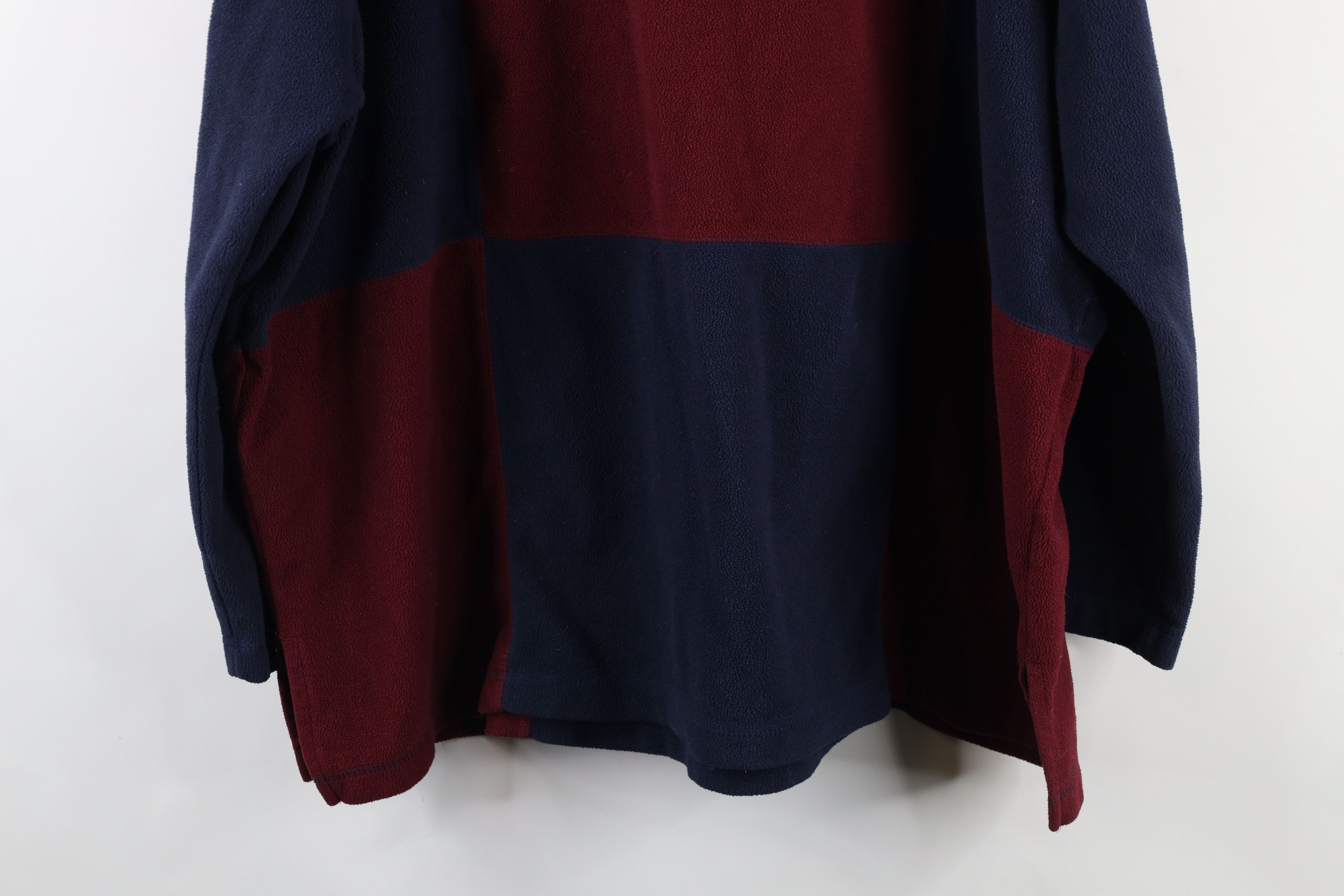 Vintage Vintage 90s Streetwear Half Zip Fleece Pullover Sweater Size 3XL / US 20-22 - 9 Thumbnail