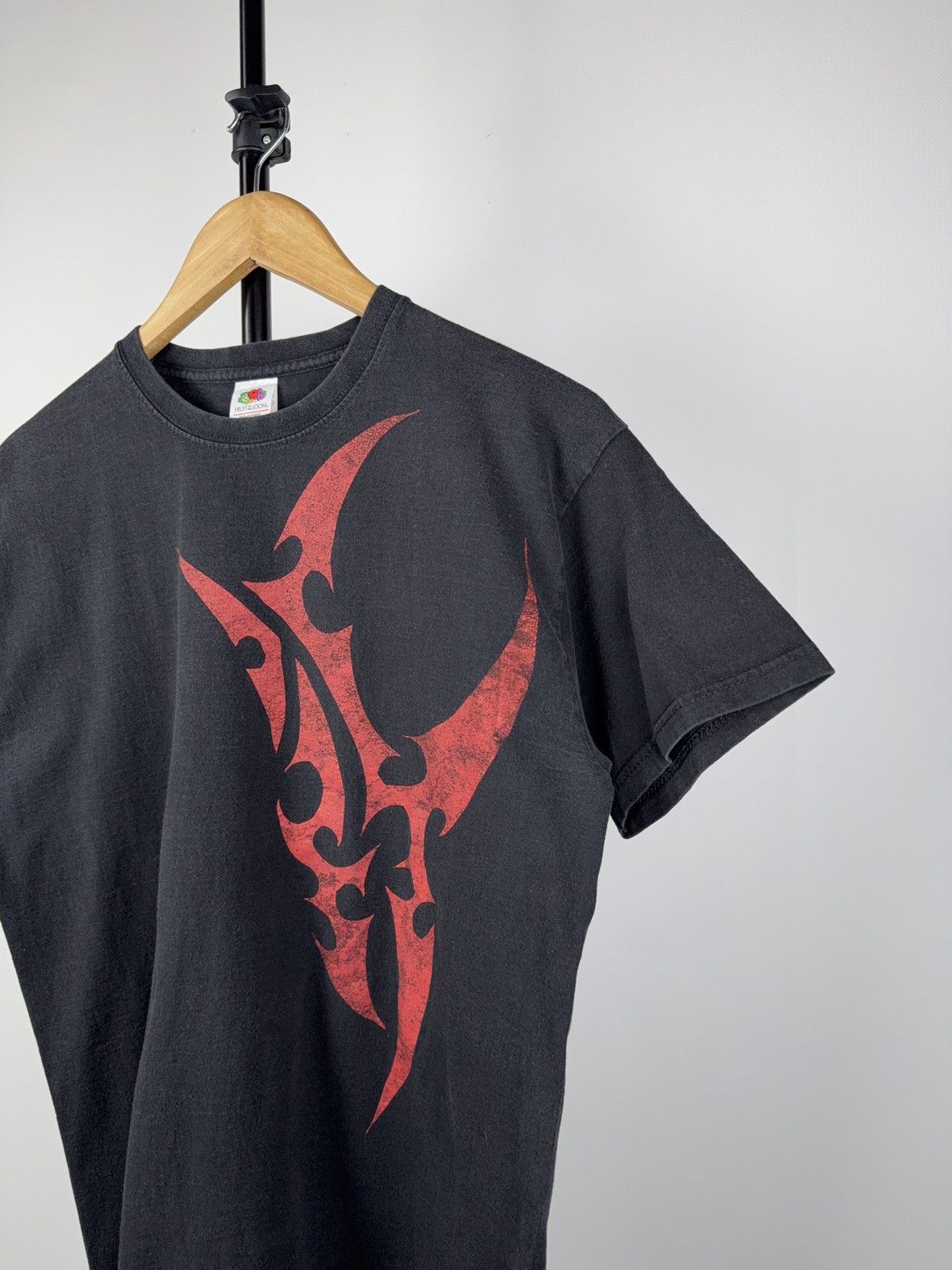 Affliction × Japanese Brand × Vintage Affliction Style Vintage 90s Punk Tribal Tatoos T shirt Size US S / EU 44-46 / 1 - 2 Thumbnail