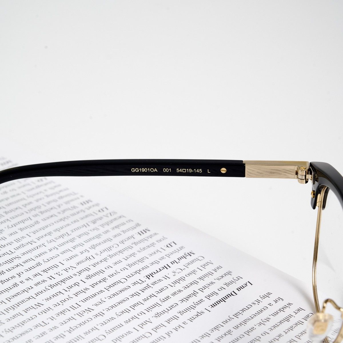 Gucci GUCCI GG1901OA 001 GLASSES Size ONE SIZE - 4 Thumbnail