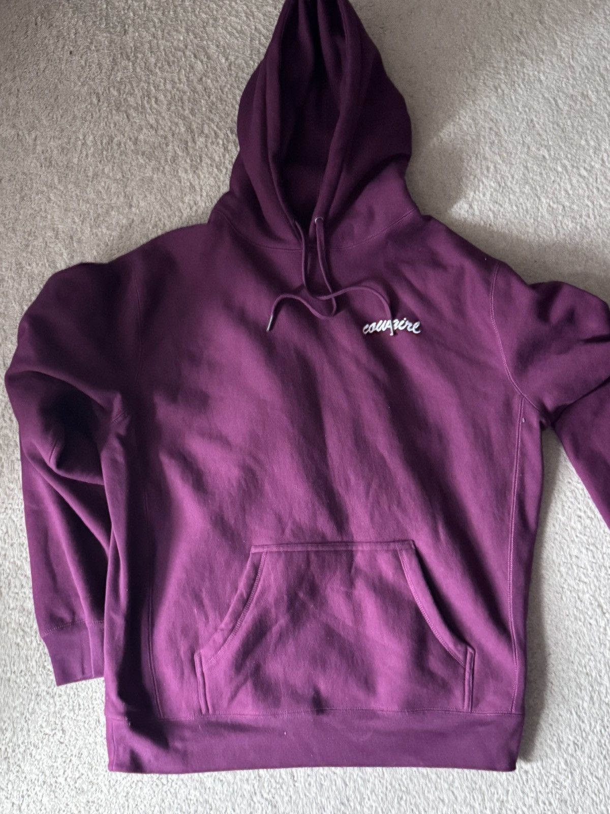 Other Cowgirl Brand Burgundy Hoodie Large Size L / US 10 / IT 46 - 1 Thumbnail