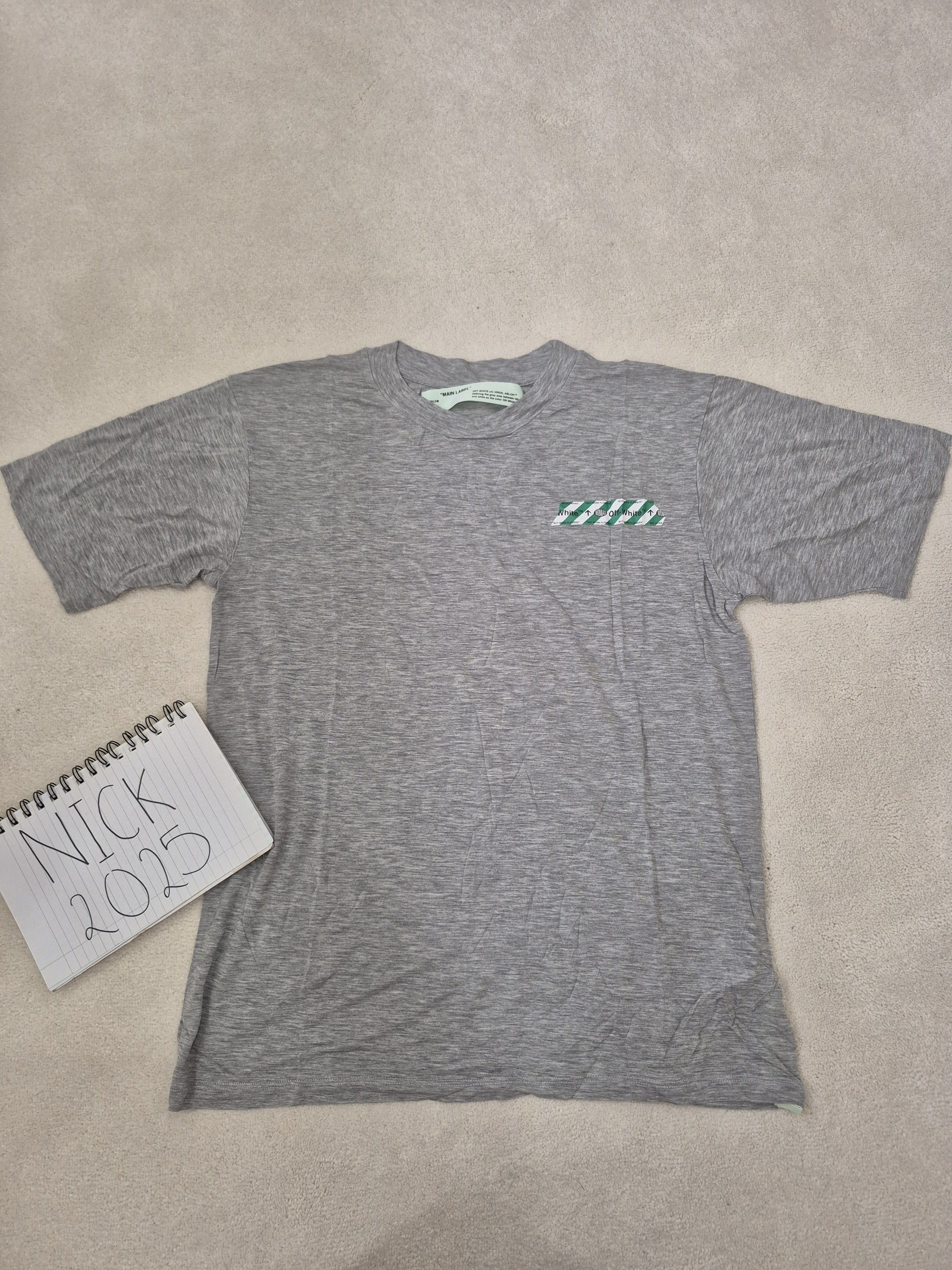 Off-White Off White Virgil Grey Tape Medium Green Size M / US 6-8 / IT 42-44 - 2 Thumbnail