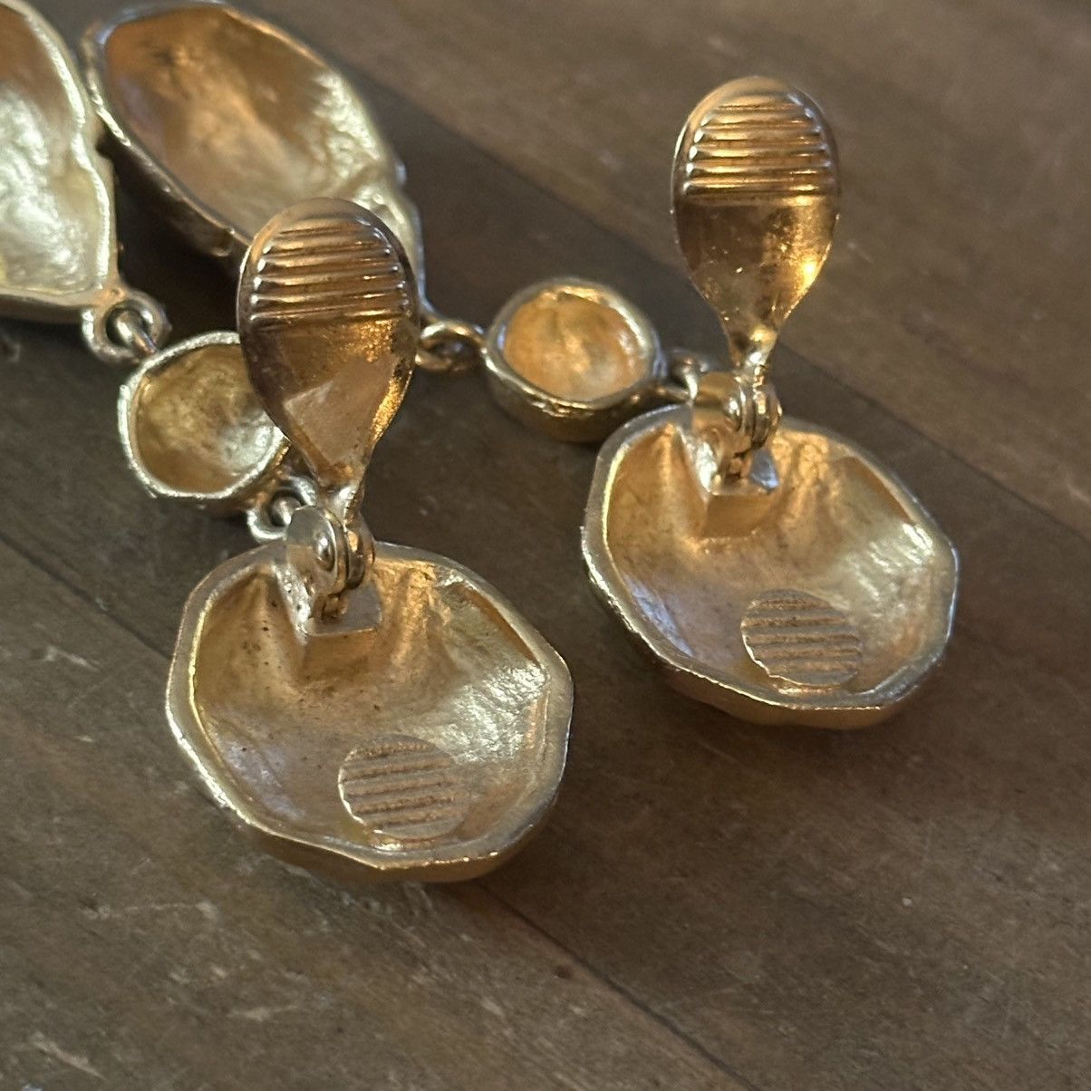 Givenchy Vintage Givenchy golden asteroid clip on dangle earrings Size ONE SIZE - 3 Thumbnail