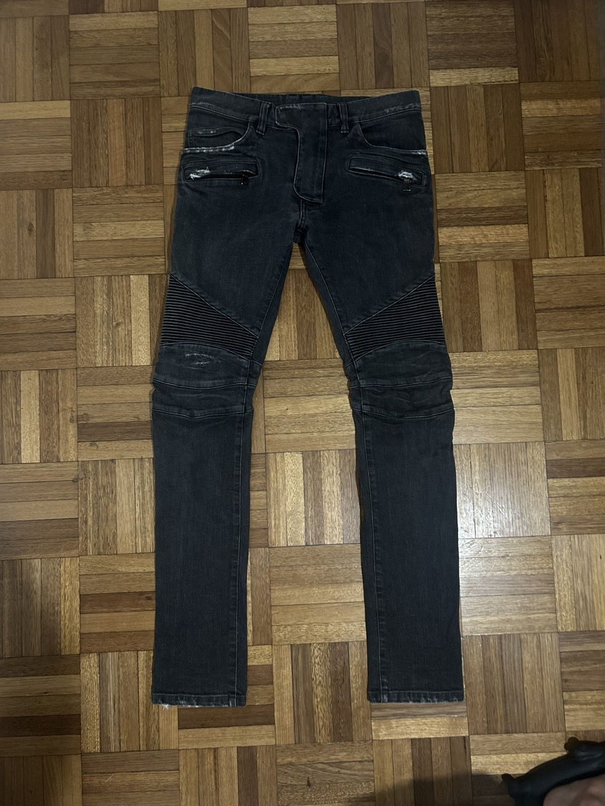 Balmain Balmain biker denim jeans Size US 32 / EU 48 - 1 Thumbnail