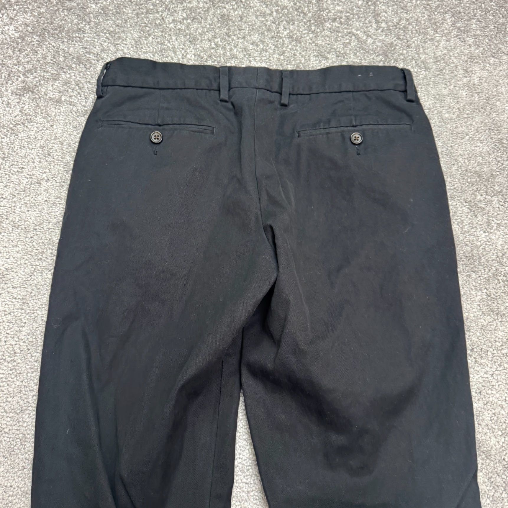 J.Crew J.Crew bowery Slim Chino Pants Mens 30x32 Black Straight Leg Cotton Flat Front Size US 30 / EU 46 - 5 Thumbnail