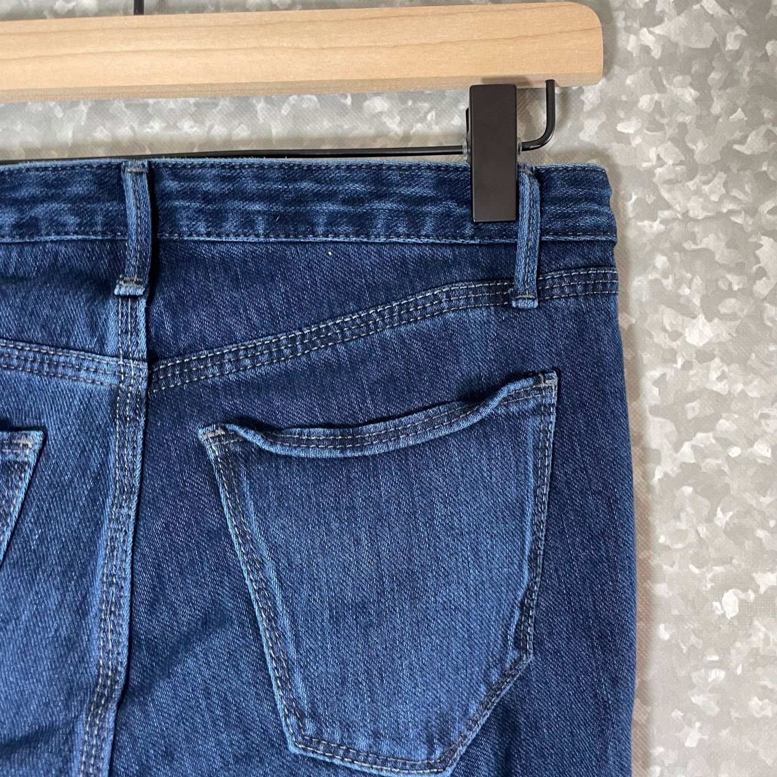 Madewell Madewell Dark Wash Denim Low Rise Skinny Jeans - Size 0 Size 25" / US 0 / IT 36 - 5 Thumbnail