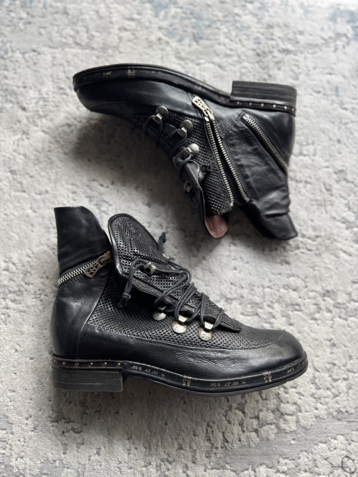 A.S.98 A.S.98 Avantgarde Punk y2k Leather boots Size 38 Size US 8 / IT 38 - 1 Thumbnail