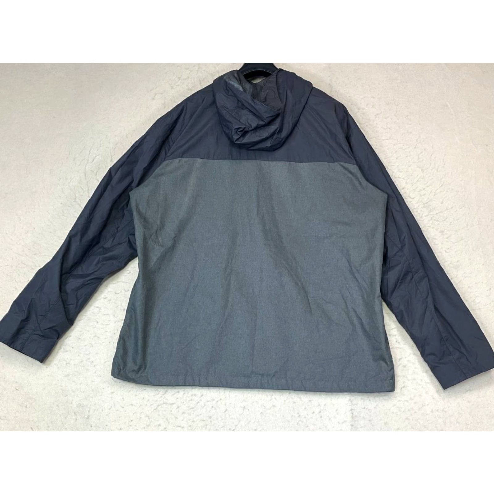 Rains Columbia Rain Jacket Waterproof Hooded Black Gray XL Men Jacket Zip Pockets All Seasons Windproof Weathergear Quick Dry Lined Packable Size US XL / EU 56 / 4 - 2 Thumbnail