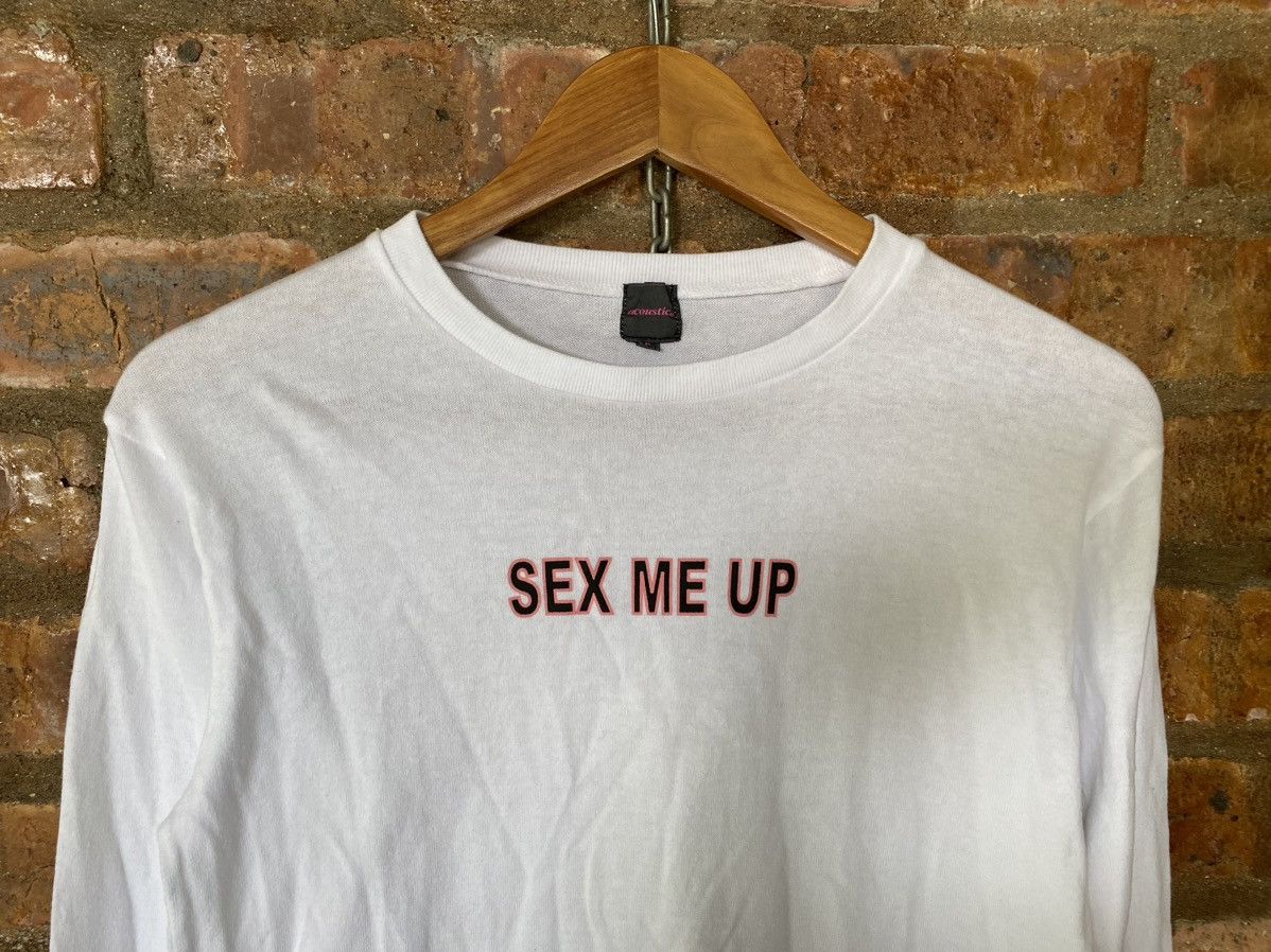 Japanese Brand 1990s Acoustic Japan SEX ME UP crop shirt Size S / US 4 / IT 40 - 3 Thumbnail