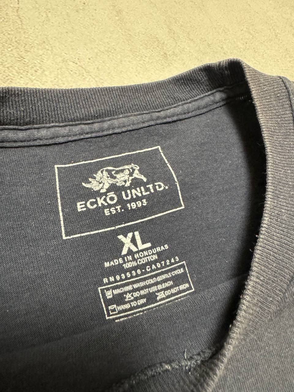 Ecko Unltd. × Vintage Vintage Ecko Unltd T Shirt Tee Big Logo Baggy Y2K 90s Size US XL / EU 56 / 4 - 4 Thumbnail
