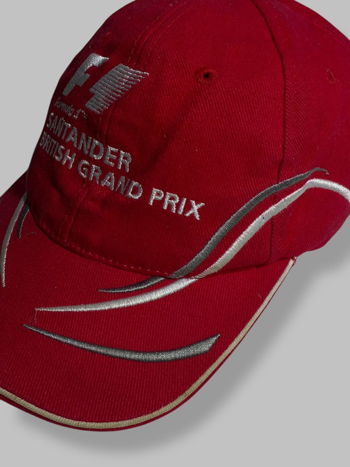Vintage Vintage 00s F1 Santander Grand Prix Cap Hat Streetwear Style Size ONE SIZE - 10 Thumbnail