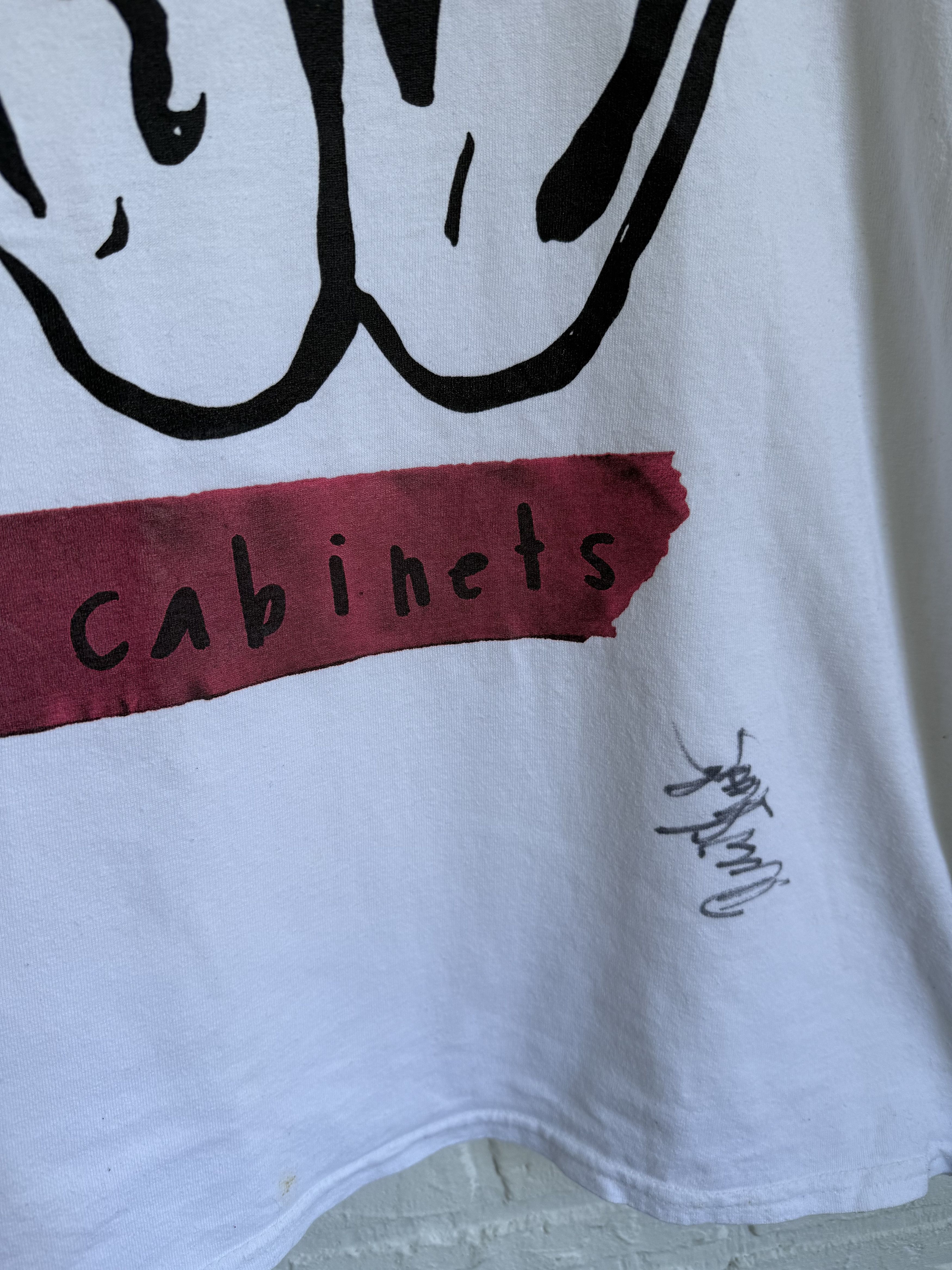 Band Tees Cabinets Band T-Shirt Signed Autograph Size US L / EU 52-54 / 3 - 2 Thumbnail