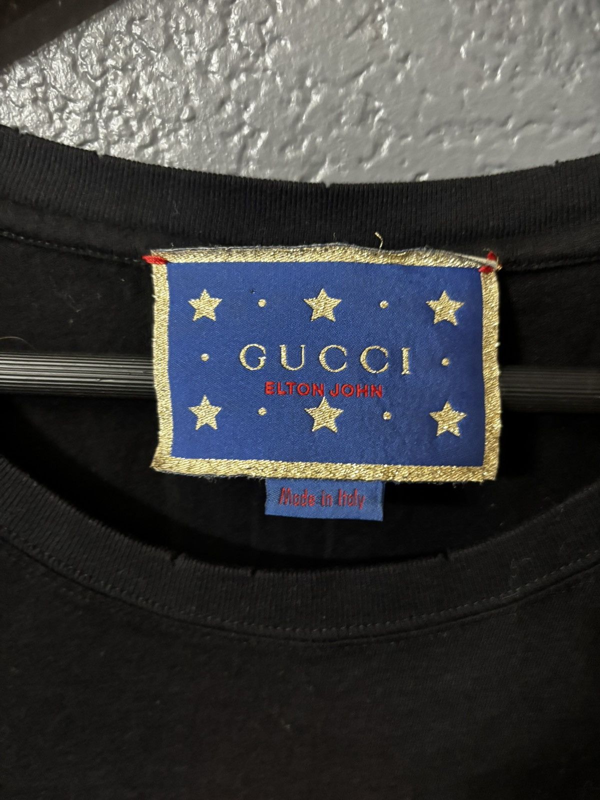 Gucci GUCCI T-shirt ELTON JOHN Size Medium Destruction Size US M / EU 48-50 / 2 - 3 Thumbnail