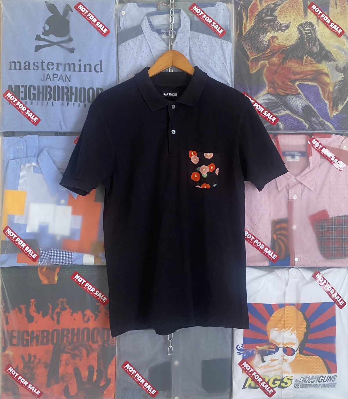Raf by Raf Simons Raf Simon Polo Tee Floral Size US M / EU 48-50 / 2 - 1 Thumbnail