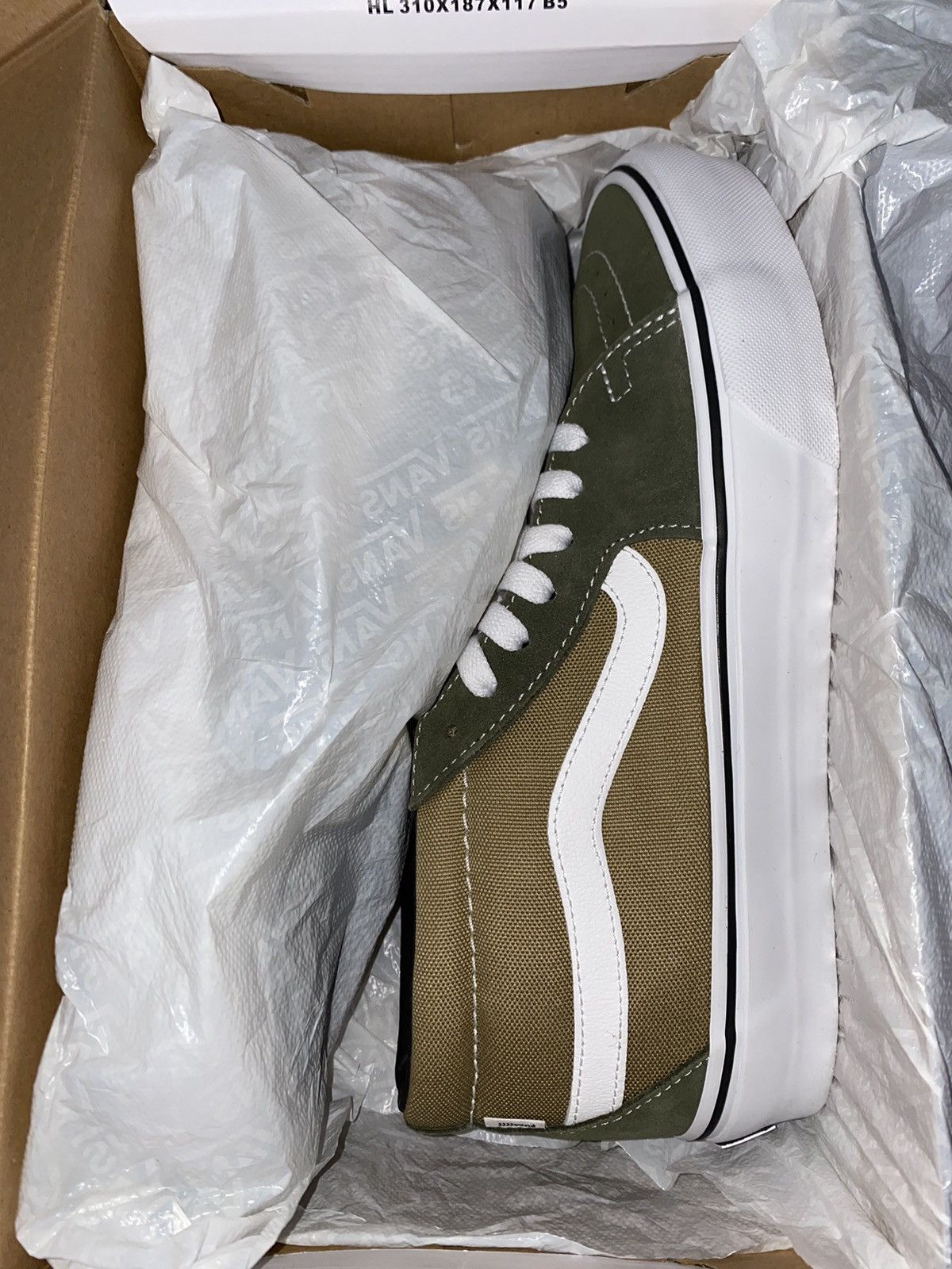 JJJJound × Vans JJJJound x Vans Vault Sk8-Mid LX Green Size US 8 / EU 41 - 1 Thumbnail