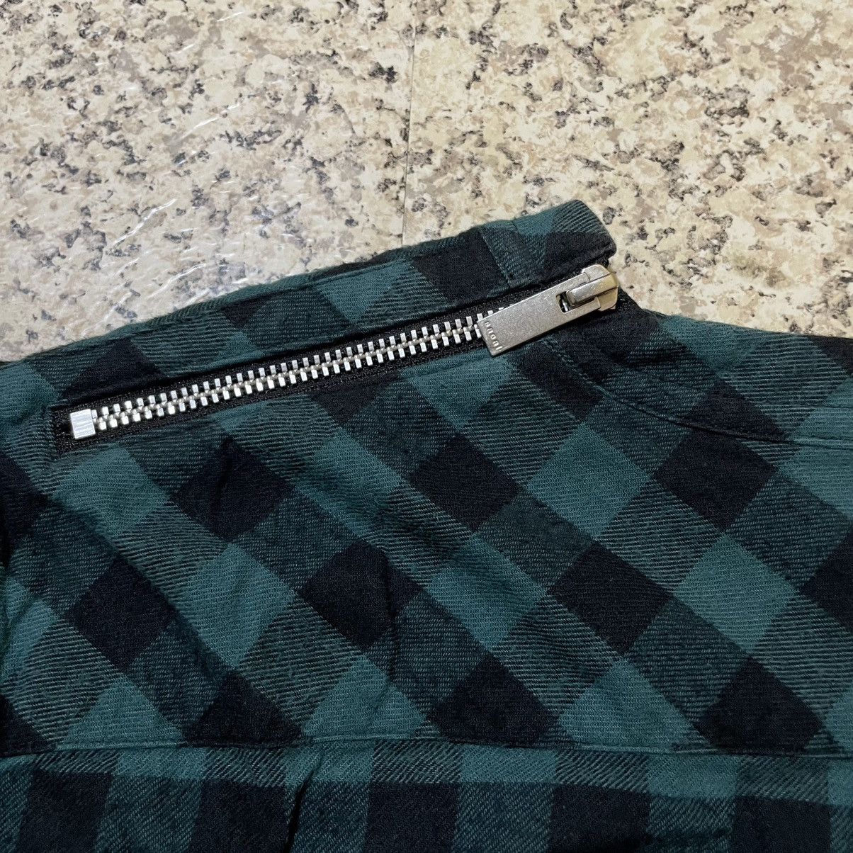 Sacai Sacai SS17 Buffalo Check Plaid Shirt w/ Shoulder Zipper RARE Size US L / EU 52-54 / 3 - 19 Thumbnail