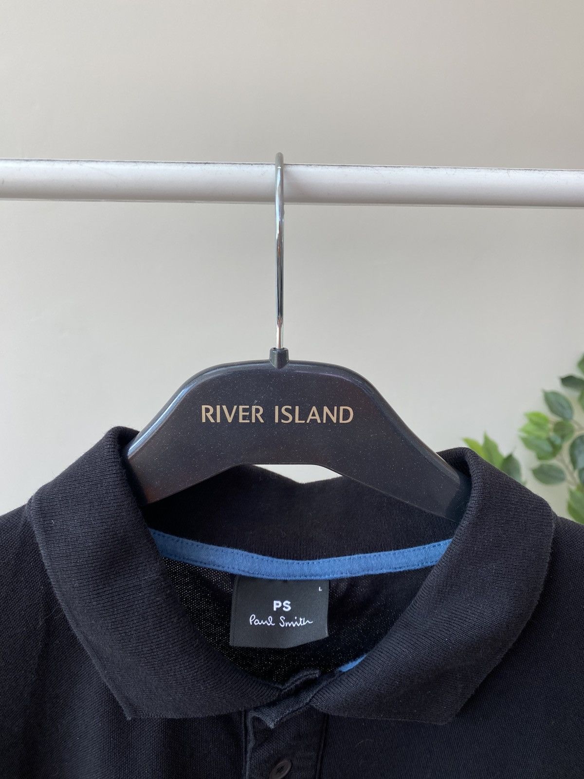Designer × Paul Smith × Vintage Vintage Paul Smith Black Broad Stripe Zebra Polo Size US L / EU 52-54 / 3 - 6 Thumbnail