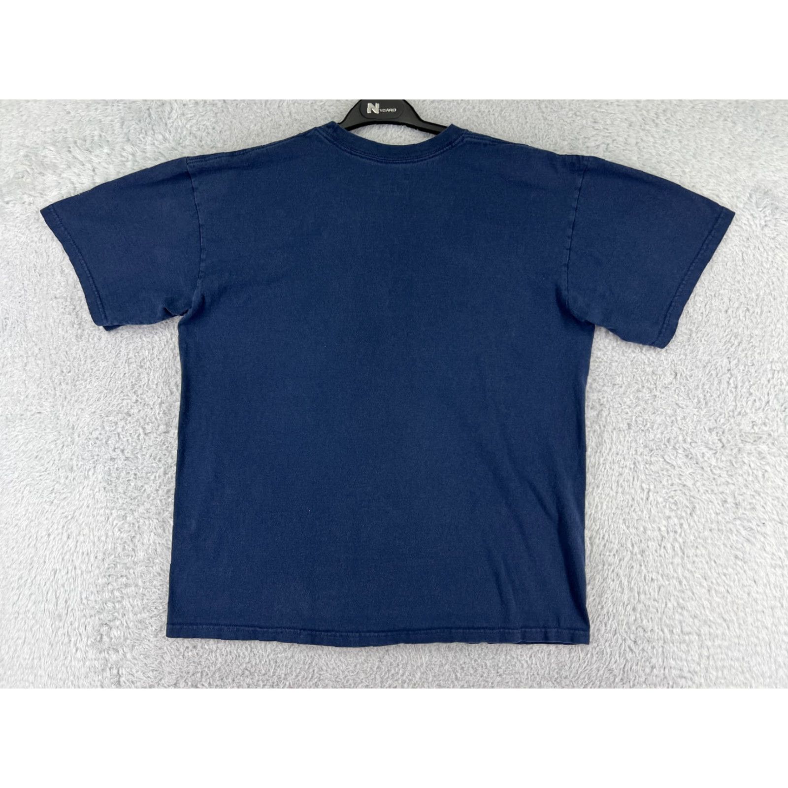 Nike Nike Shirt Mens M Blue Just Do It Swoosh Short Sleeve Crew Neck Dri-Fit Logo Sports 90s Football Baseball Basketball Size US M / EU 48-50 / 2 - 2 Thumbnail
