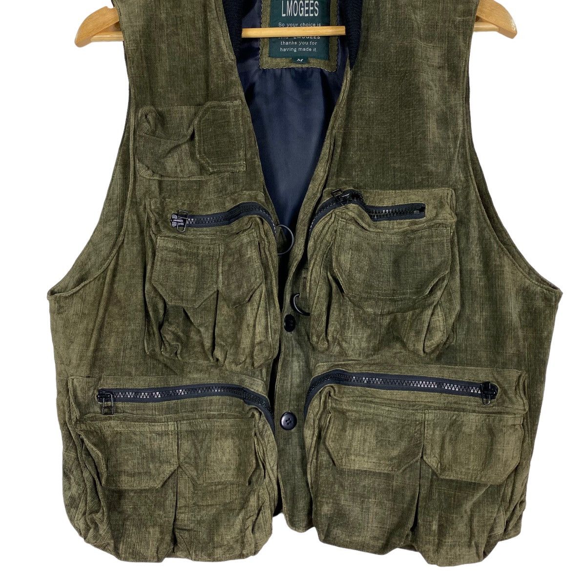 Japanese Brand VINTAGE ISSEY MIYAKE INSPIRED LGMOGEES ZIPPER VEST Size US M / EU 48-50 / 2 - 4 Thumbnail