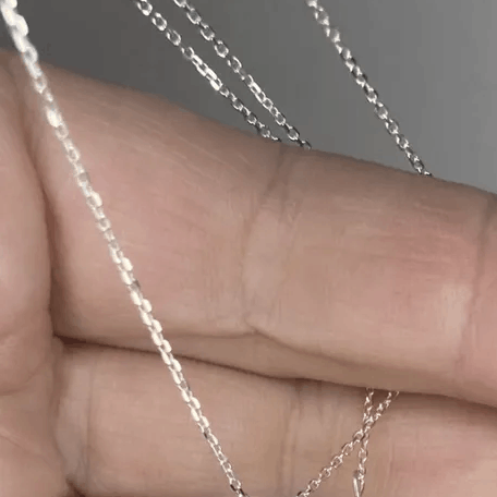 Other Solid Sterling, Dainty 18" Silver Chain Size ONE SIZE - 2 Thumbnail