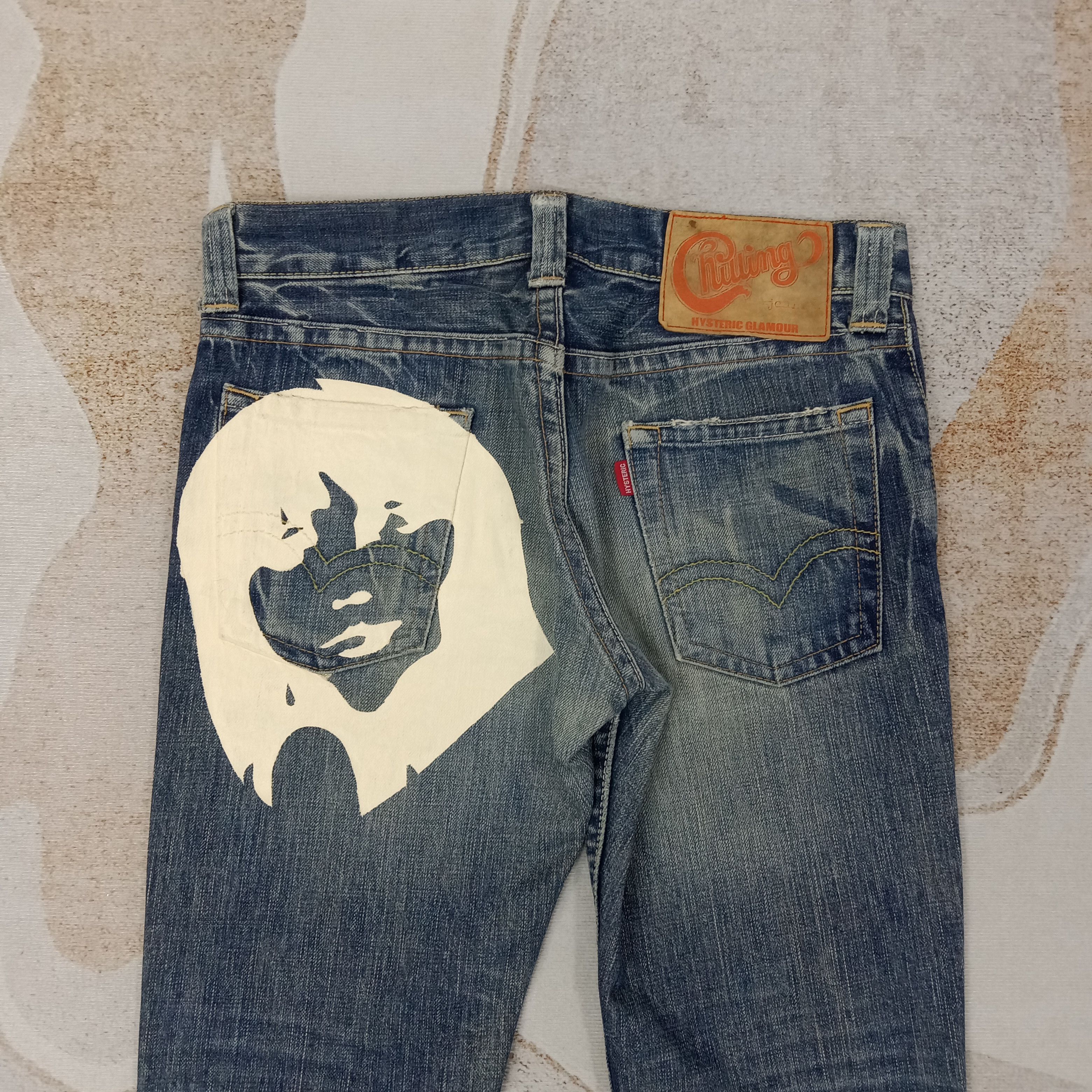 Hysteric Glamour Hysteric Glamour Kinky Distressed Denim Jeans C258N12 Size 31" - 2 Thumbnail
