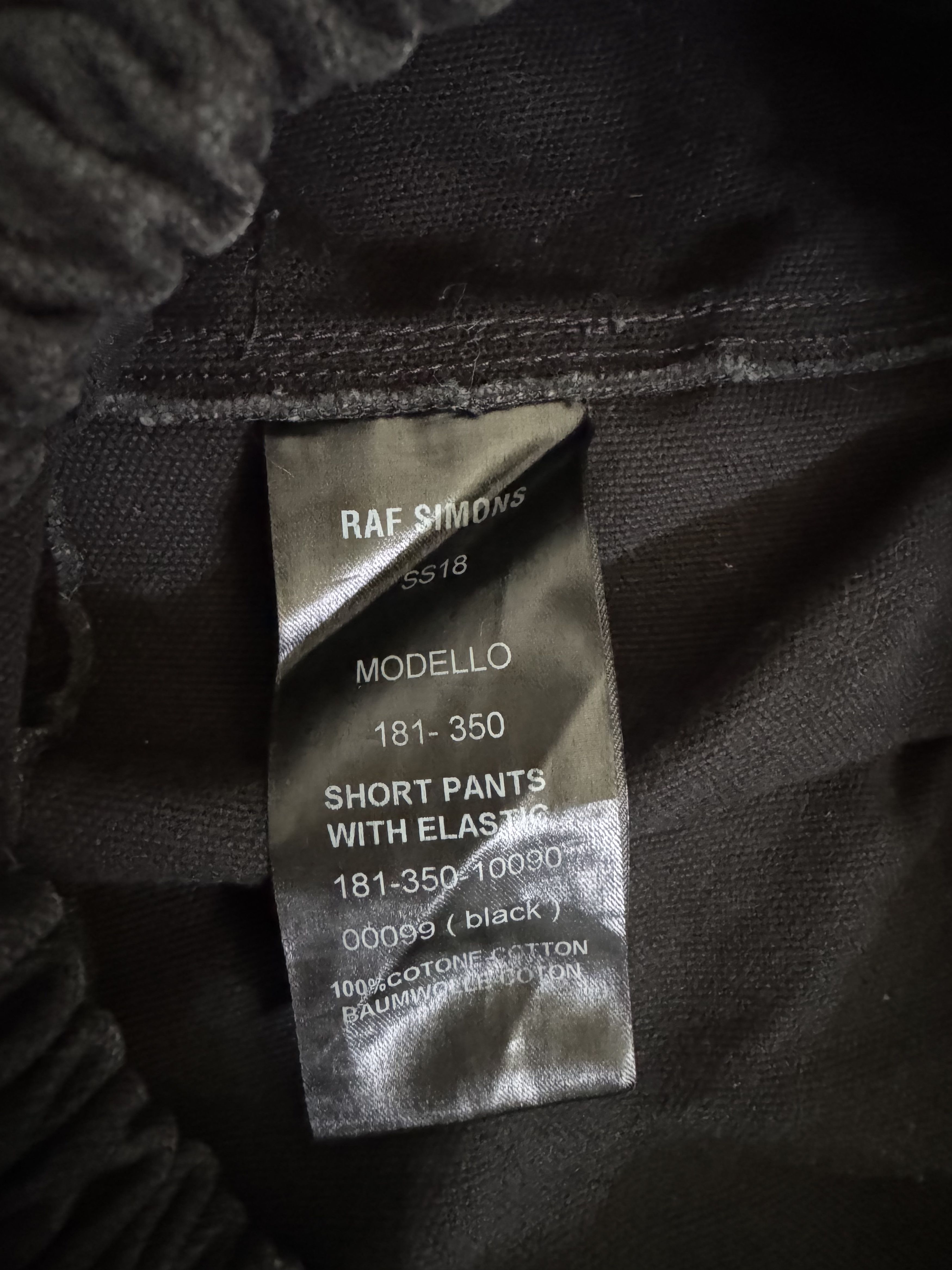 Raf Simons Black Runway Elastic Waist Cropped Pant Size US 28 / EU 44 - 4 Thumbnail