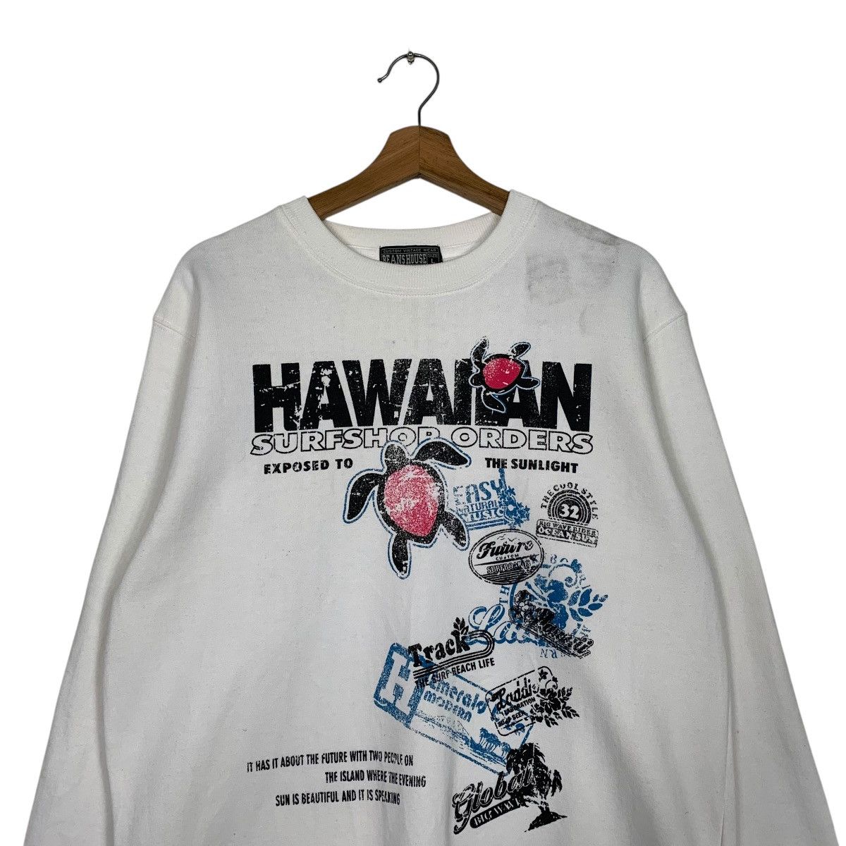 Japanese Brand Hawaian Surf Shop Sweatshirt Size US M / EU 48-50 / 2 - 2 Thumbnail