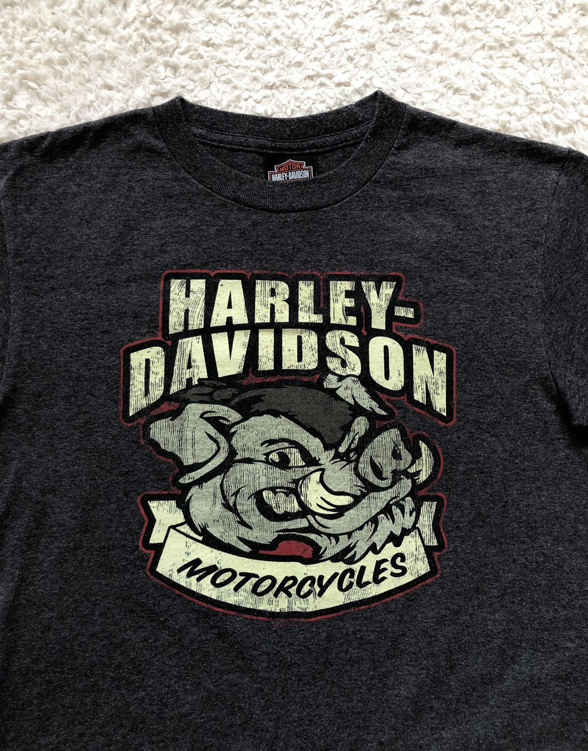 Harley Davidson × Vintage Tshirt Harley Davidson United Kingdom Size US L / EU 52-54 / 3 - 2 Thumbnail