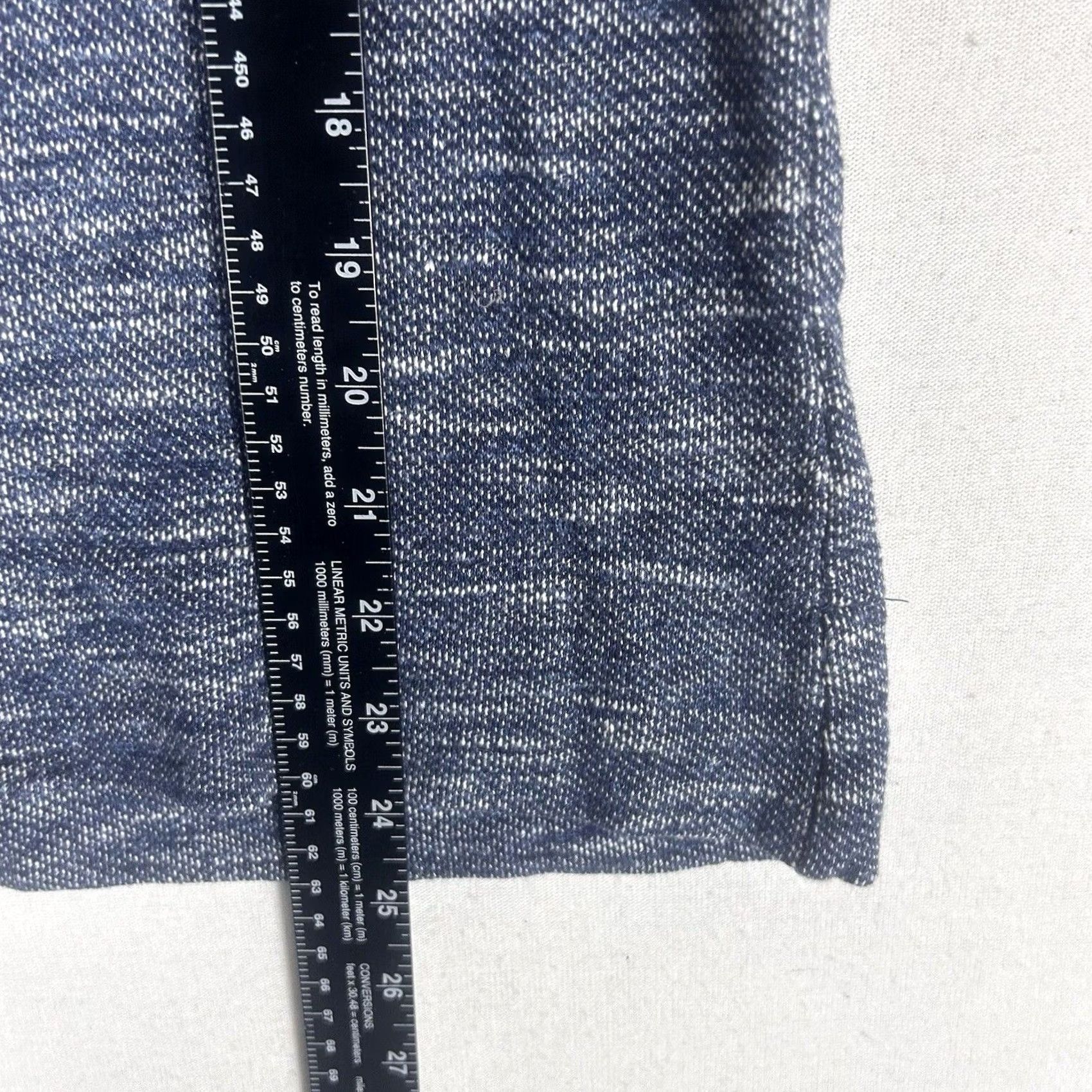 J.Crew VINTAGE J.Crew Womens Crewneck Sweater XS Beaded Jeweled Blue Space Dye L/S Size XS / US 0-2 / IT 36-38 - 7 Thumbnail