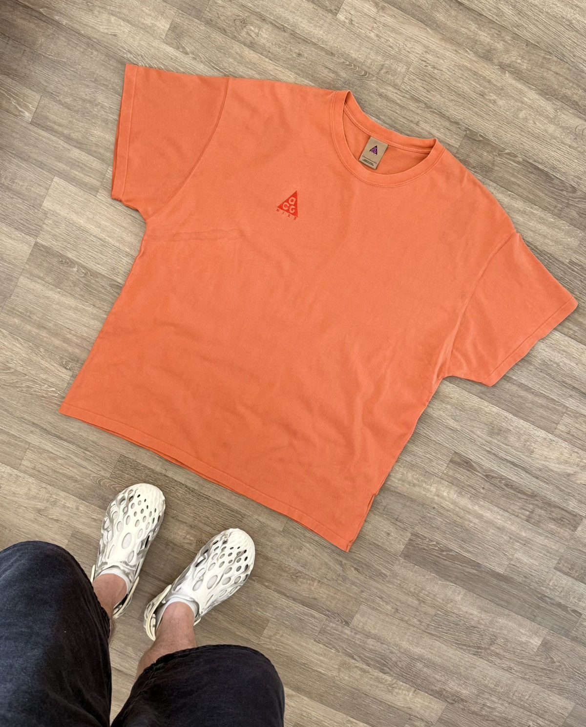 Nike ACG Nike ACG T-shirt Y2K Drill Gorpcore Hype Obersize Shirt Size US XXL / EU 58 / 5 - 1 Thumbnail