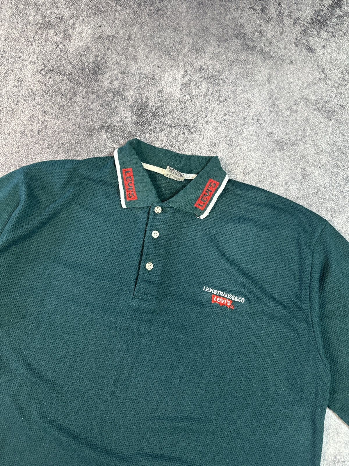 Levi's × Vintage Vintage Levi’s Red Tab Polo Avant Garde Streetwear Rare VTg Size US XL / EU 56 / 4 - 2 Thumbnail