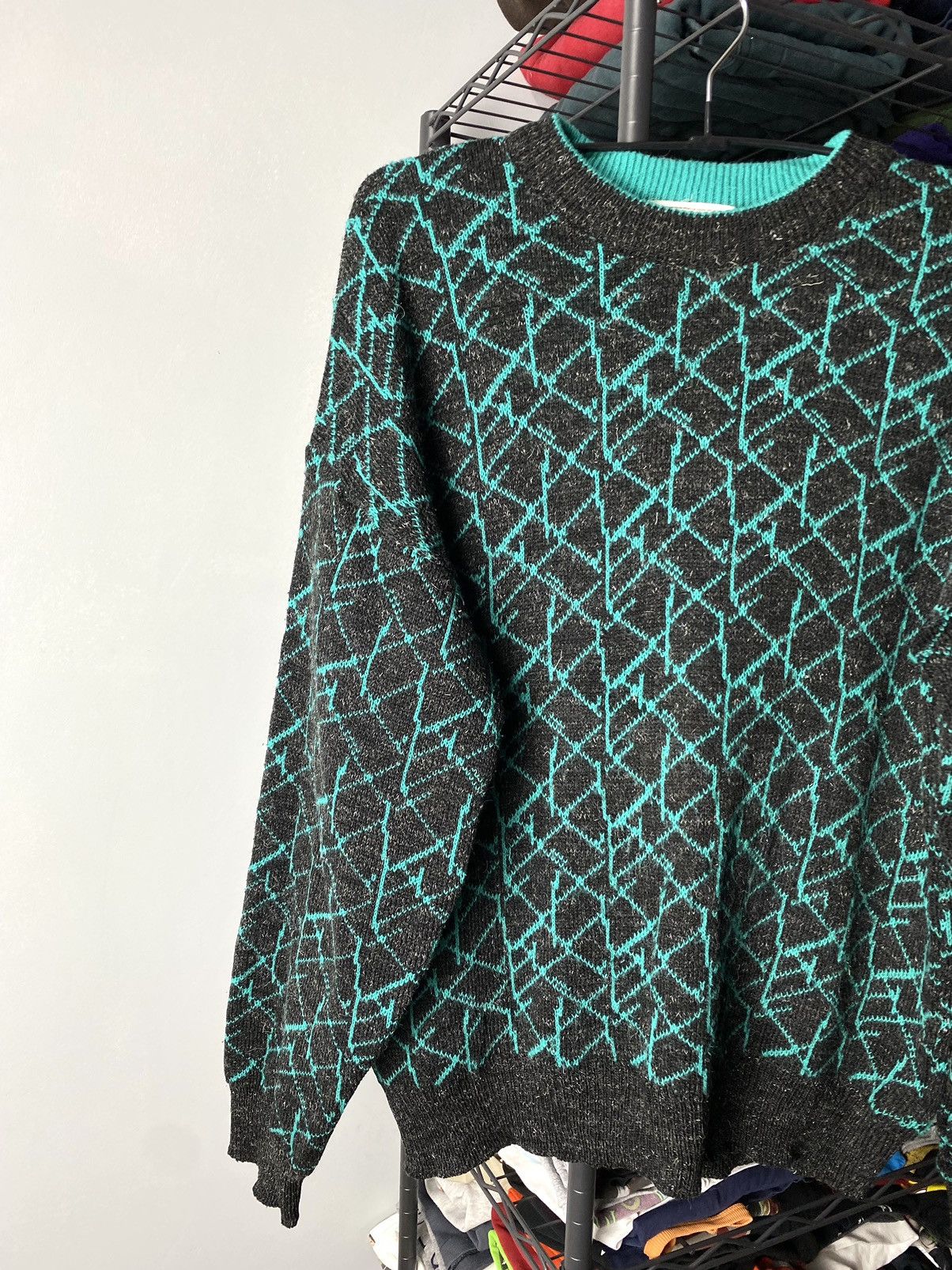 Adidas Rare! Vintage 80-90’s Adidas Equipment Knit Pattern Sweater Size US M / EU 48-50 / 2 - 2 Thumbnail
