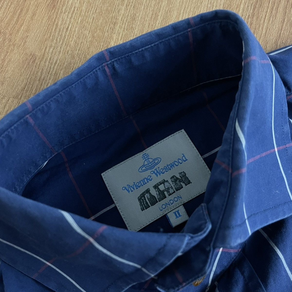 Vivienne Westwood Vivienne Westwood Krall Shirt 3 Button High Collar Navy Size US M / EU 48-50 / 2 - 6 Thumbnail
