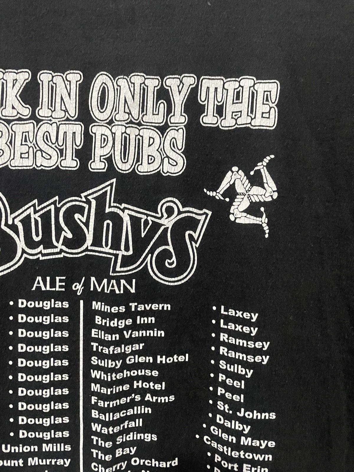 Vintage Bushy’s Beer Isle of Man 2005 Vintage Graphic Promo Tee XL Size US XL / EU 56 / 4 - 11 Thumbnail