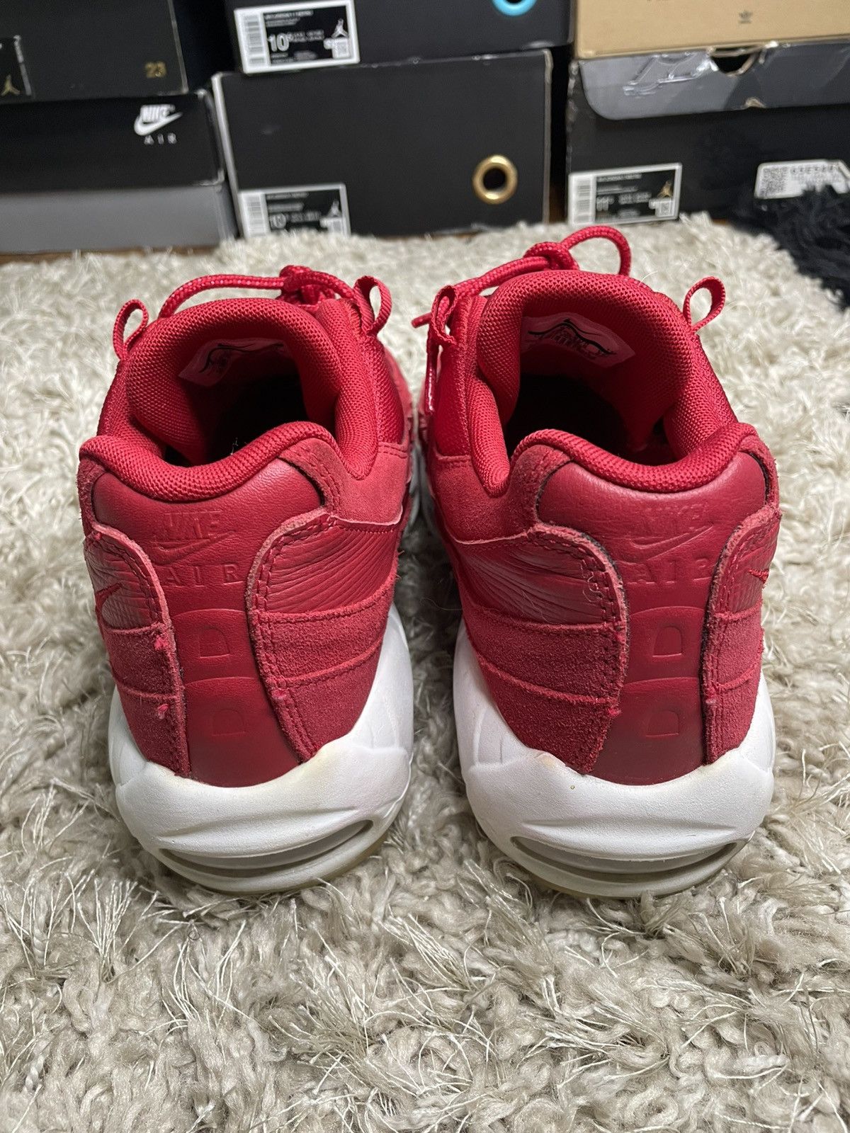Nike Nike Air Max 95 Premium Gym Red Size US 9 / EU 42 - 6 Thumbnail