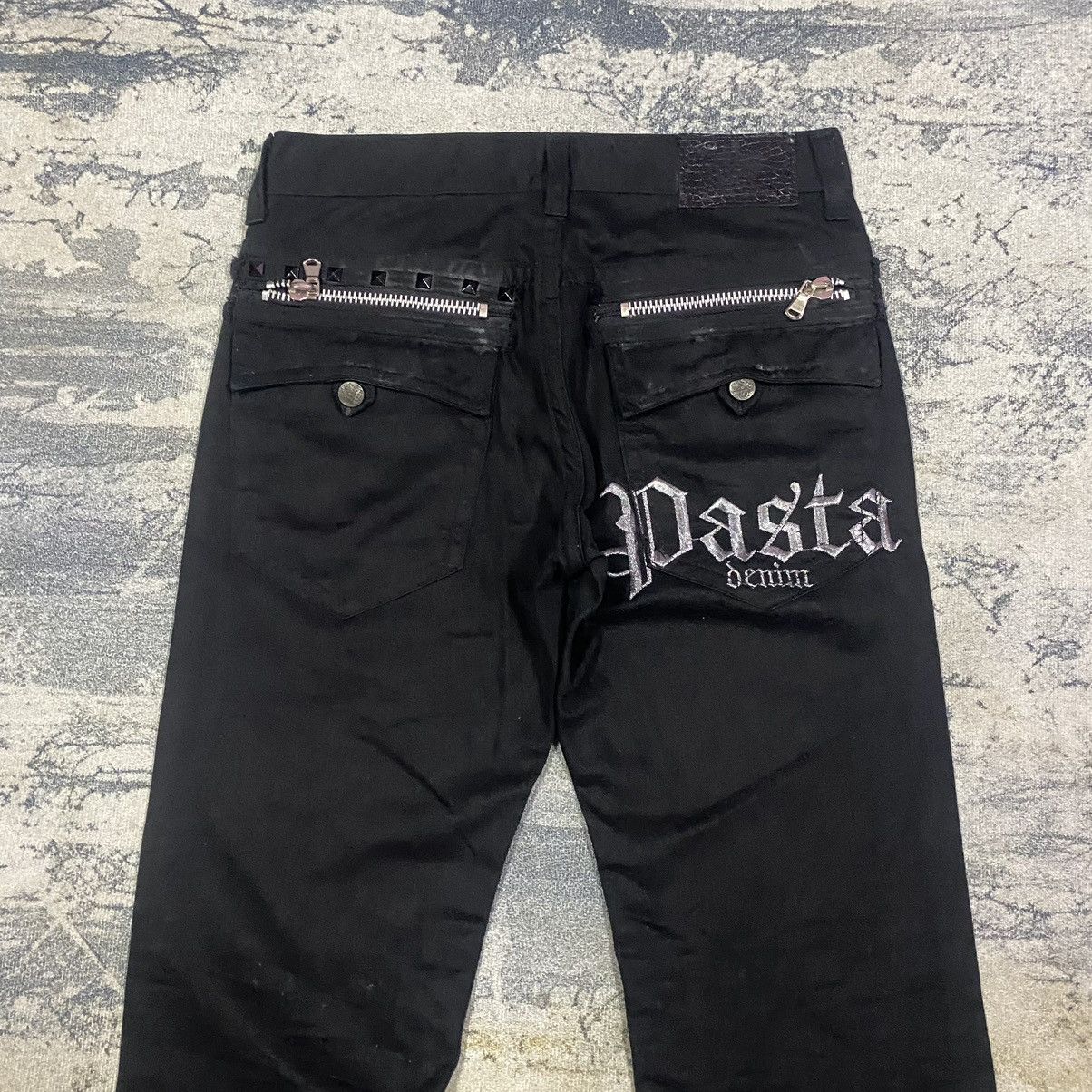 14th Addiction × If Six Was Nine × Japanese Brand Vtg Pasta Denim Zipper Flare Pants Size US 30 / EU 46 - 9 Thumbnail