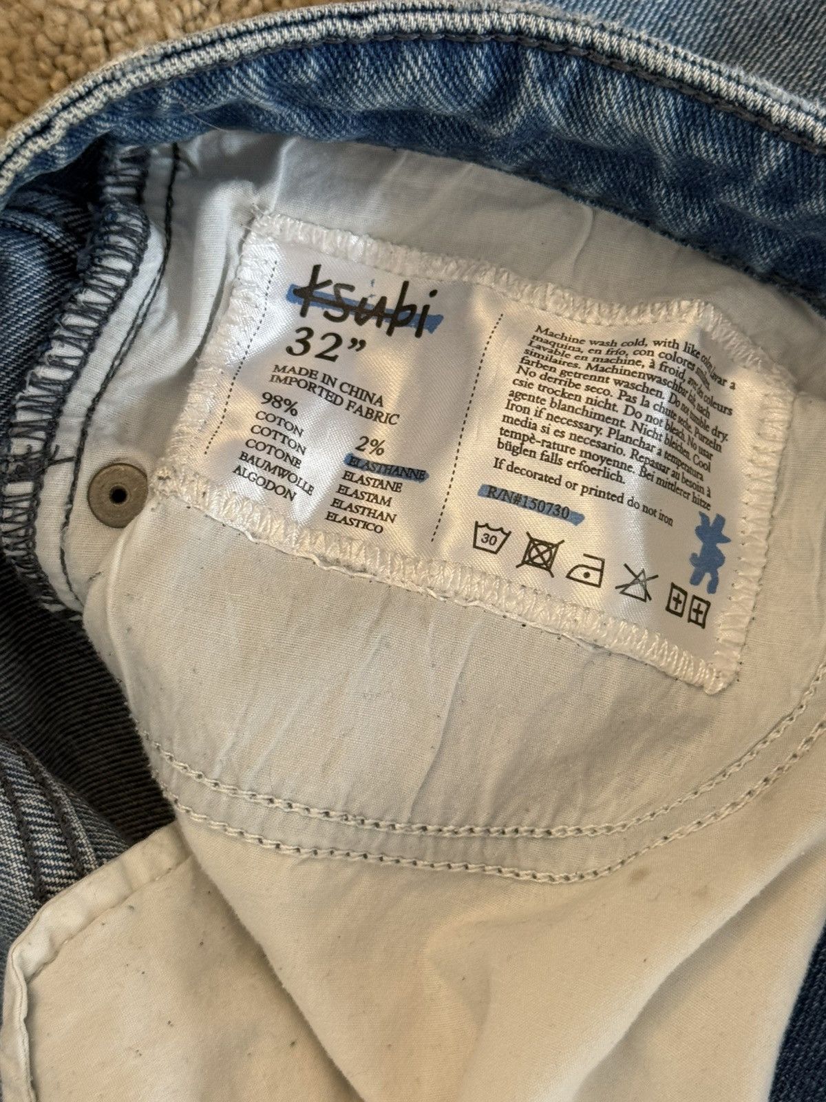 Ksubi Chitch “Blue Ash” Size US 32 / EU 48 - 5 Thumbnail