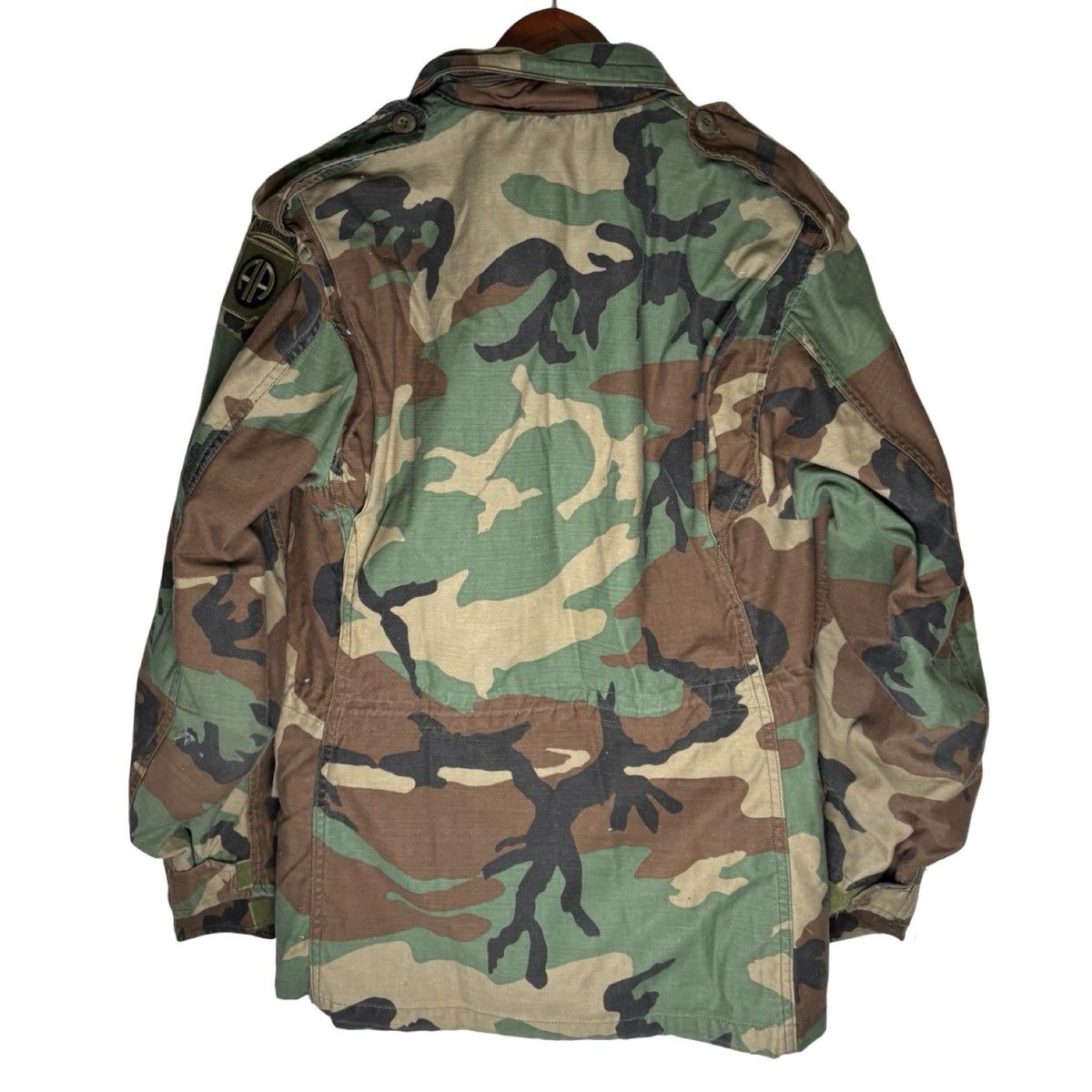 Other US Army M65 Field Jacket Small Reg Woodland Camo Cold Weathr Size US S / EU 44-46 / 1 - 8 Thumbnail