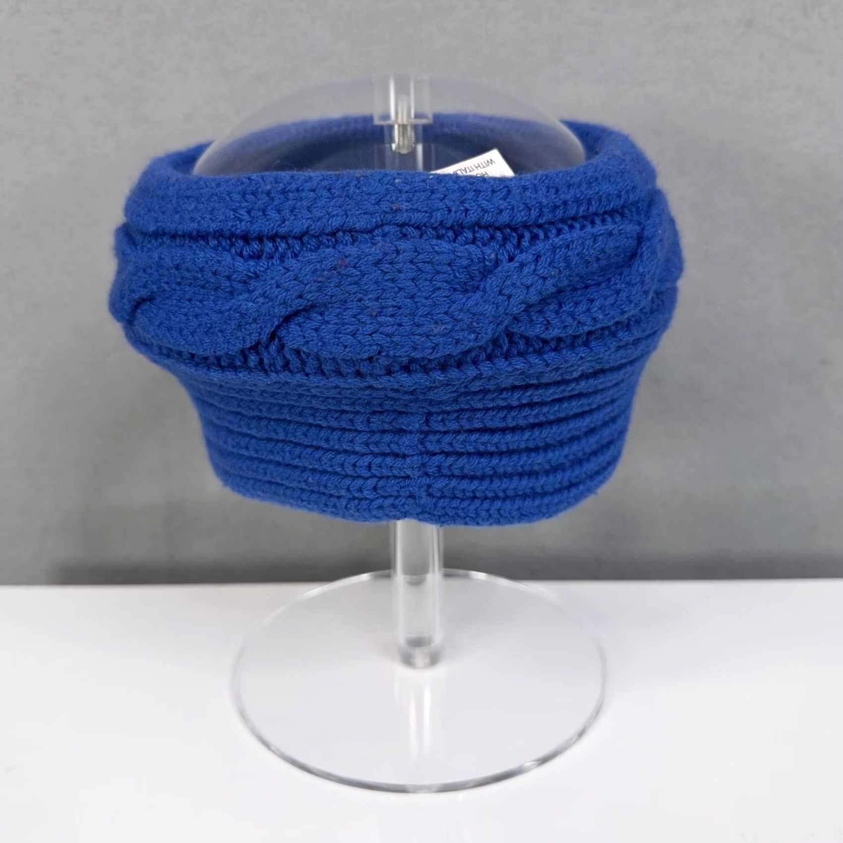 Bogner VINTAGE Bogner Headband Womens M Blue Knit Cable Ear Warmer Ski Winter Wool Size ONE SIZE - 3 Thumbnail