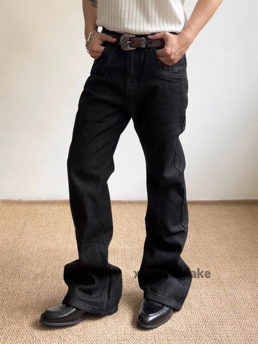Jean xtl utility punk yuppie grunge festival bootcut jeans Size US 32 / EU 48 - 4 Thumbnail