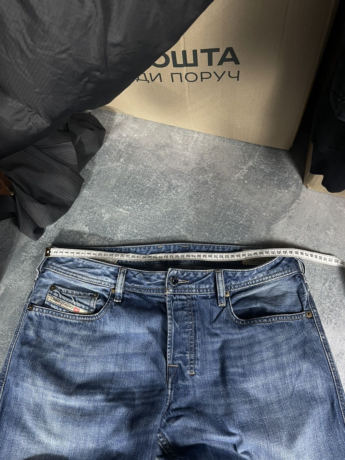 Diesel Vintage baggy Diesel zatiny larkee denim jeans Size US 34 / EU 50 - 11 Thumbnail