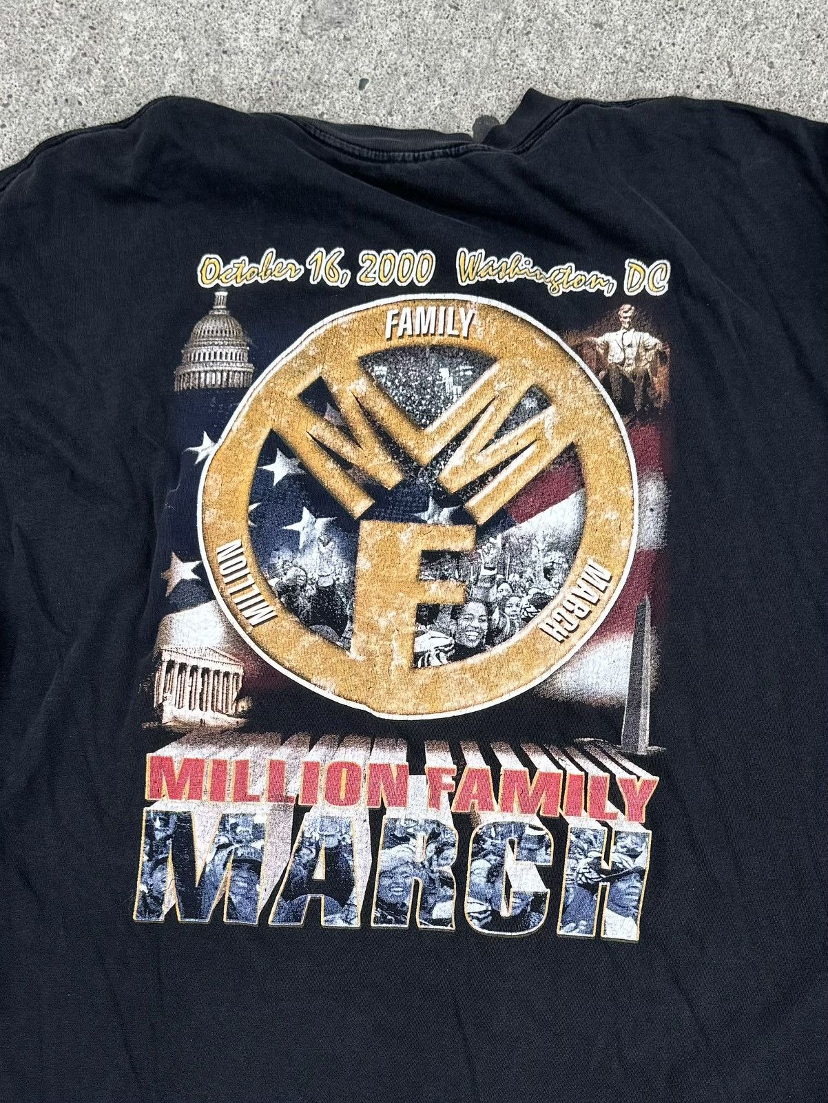 Vintage 2000 Million Family March Rap Tee