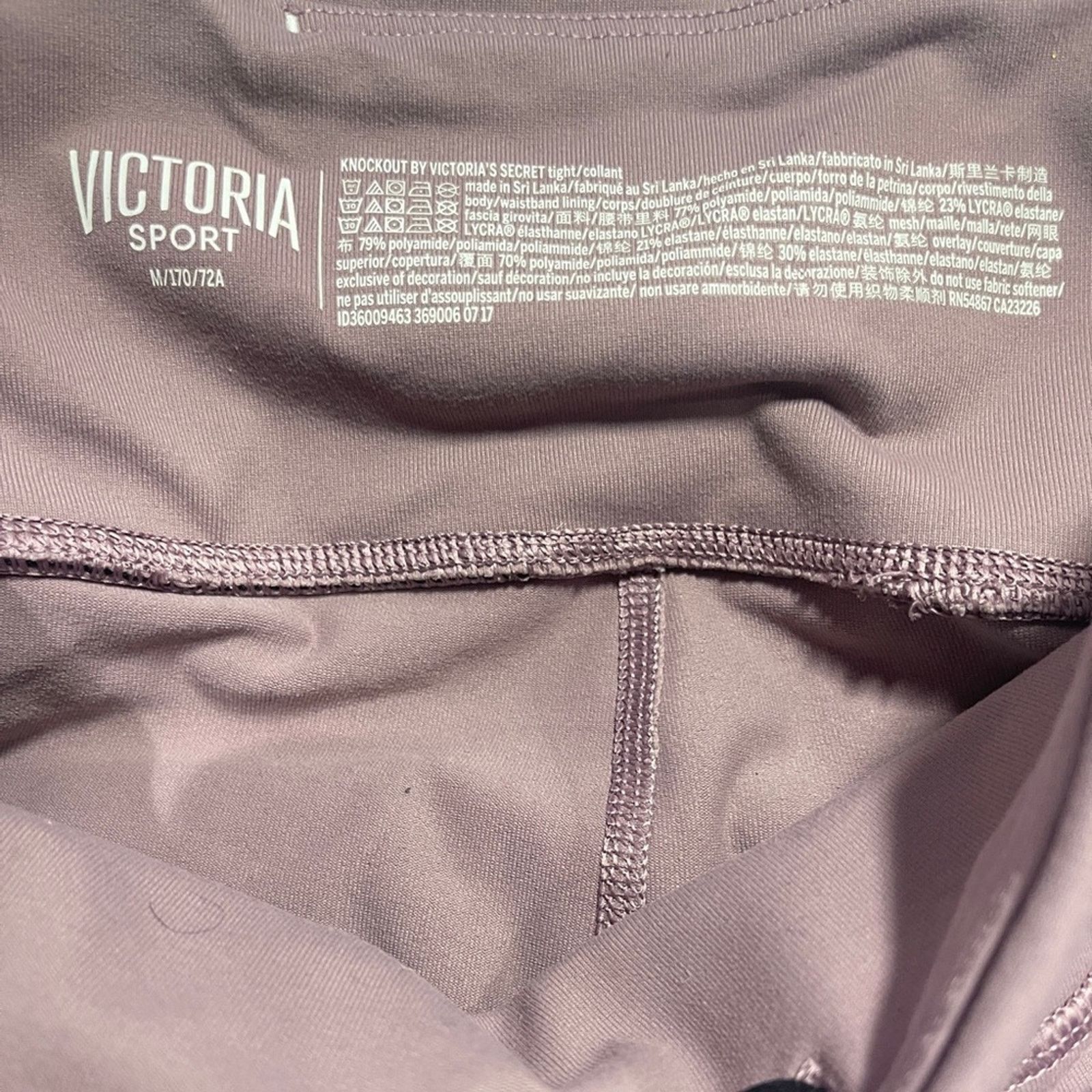 Victoria's Secret VICTORIA'S SECRET Knockout Mesh Pocket Cut Out Leggings Size 27" / US 4 / IT 40 - 5 Thumbnail