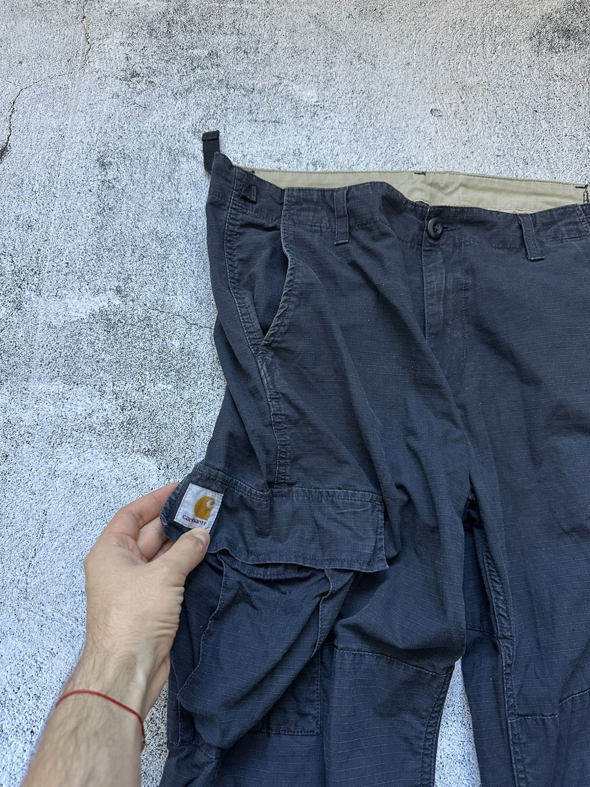 Carhartt Carhartt Cargo Aviation Pants Size 33x34 Blue Size US 33 - 6 Thumbnail
