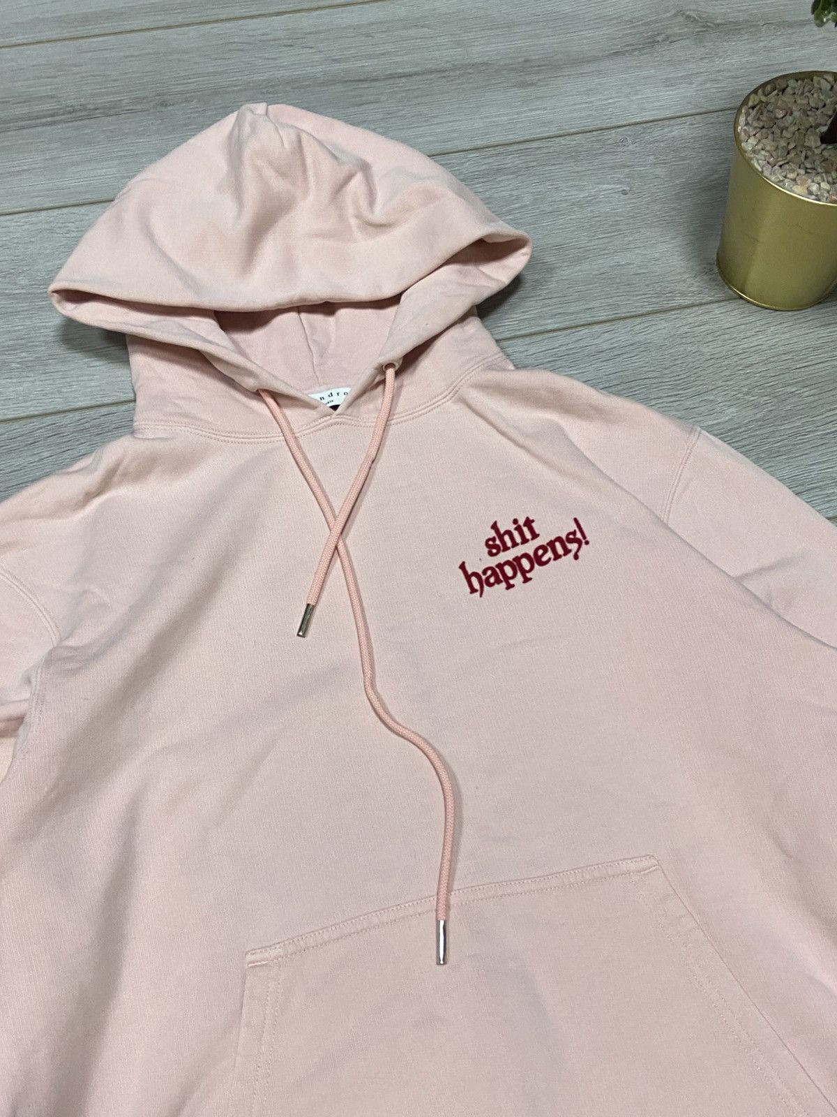Sandro Sandro Shit happens vintage hoodie Size US L / EU 52-54 / 3 - 3 Thumbnail