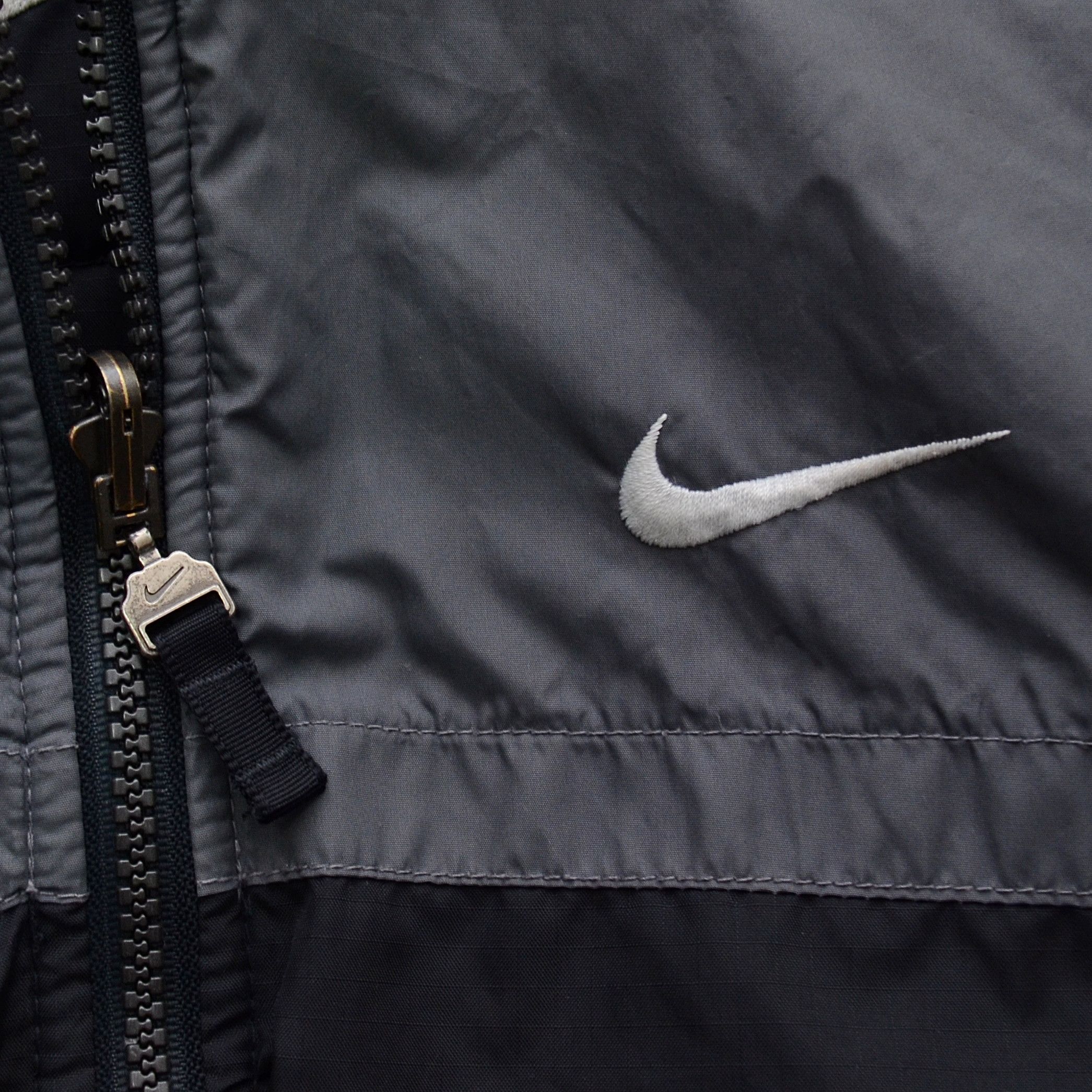 Nike Vintage Beige Puffer Jacket y2k retro Two-Sided AcG