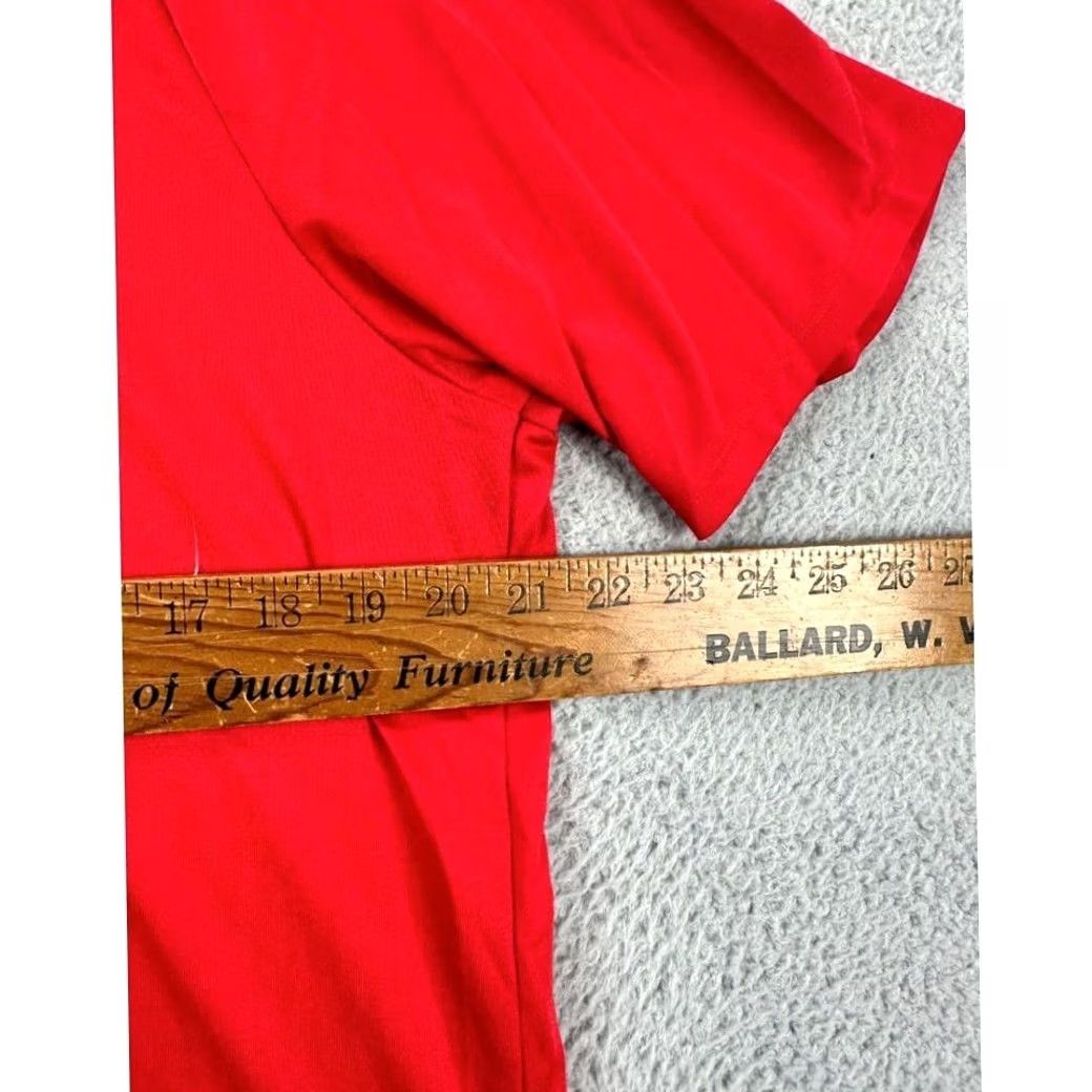Under Armour Under Armour Shirt Mens XL Red The Tech Tee Logo Athletic Short Sleeve Shirt Mens Extra Large Red The Tech Tee Logo Athletic Short Sleeve Size US XL / EU 56 / 4 - 6 Thumbnail