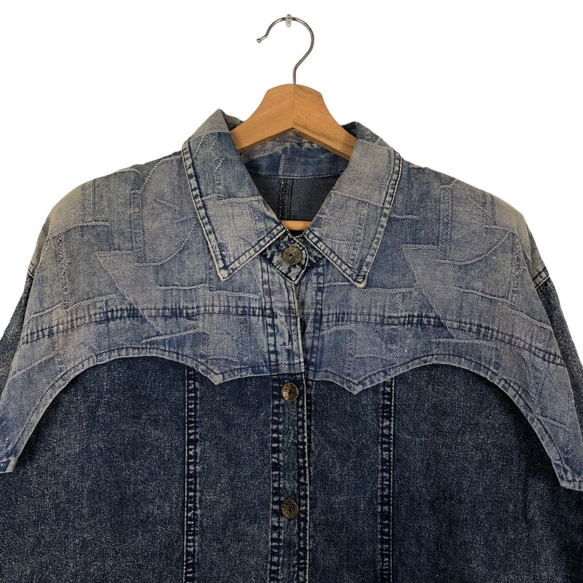 Japanese Brand 🔥90’s Vintage Sisoko Quilted Blue Blue Japan Jacket Size US M / EU 48-50 / 2 - 3 Thumbnail