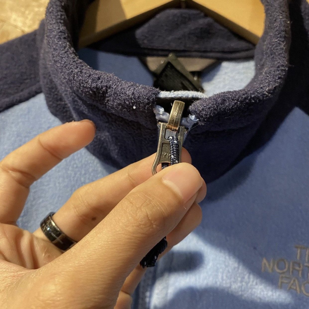 The North Face The North Face Women’s Baby Blue Fleece Jacket Large Size L / US 10 / IT 46 - 4 Thumbnail